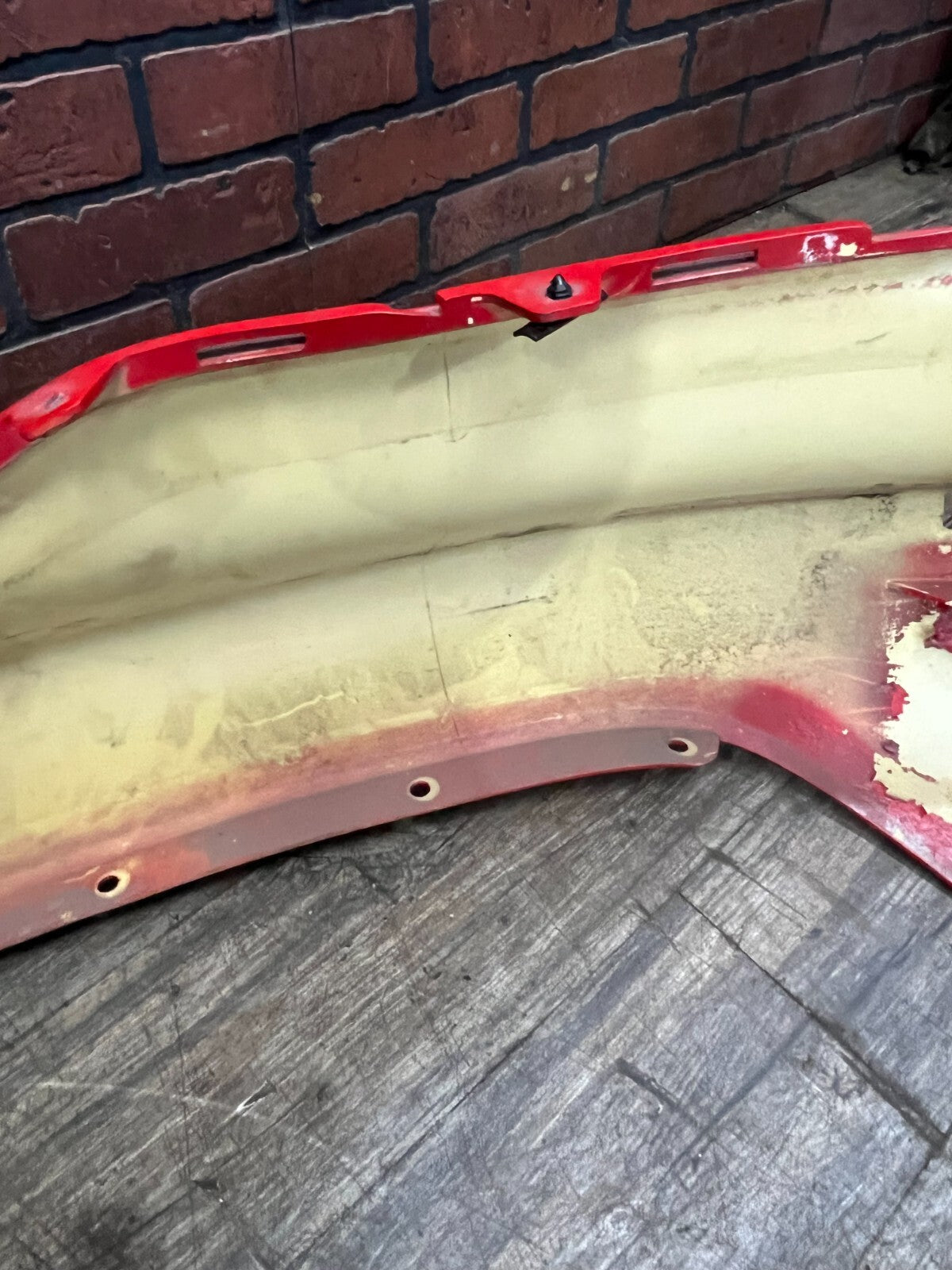 Gen 5 2013-2015 SRT Dodge Viper Rear Bumper Fascia Assembly Red Damaged
