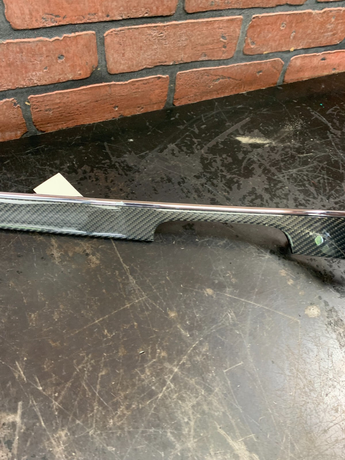 15-18 JEEP GRAND CHEROKEE SRT8 OEM FRONT LH DOOR PANEL CARBON FIBER TRIM Damaged