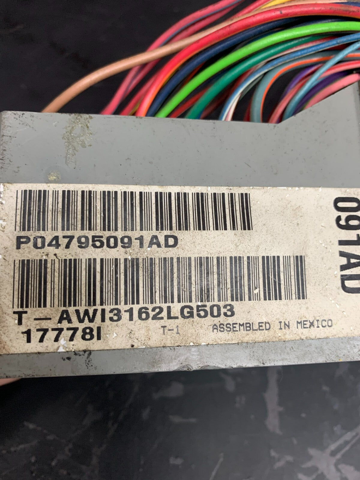 USED OEM 03-04 Dodge Neon Instrument Panel Wiring Harness 4795091AE