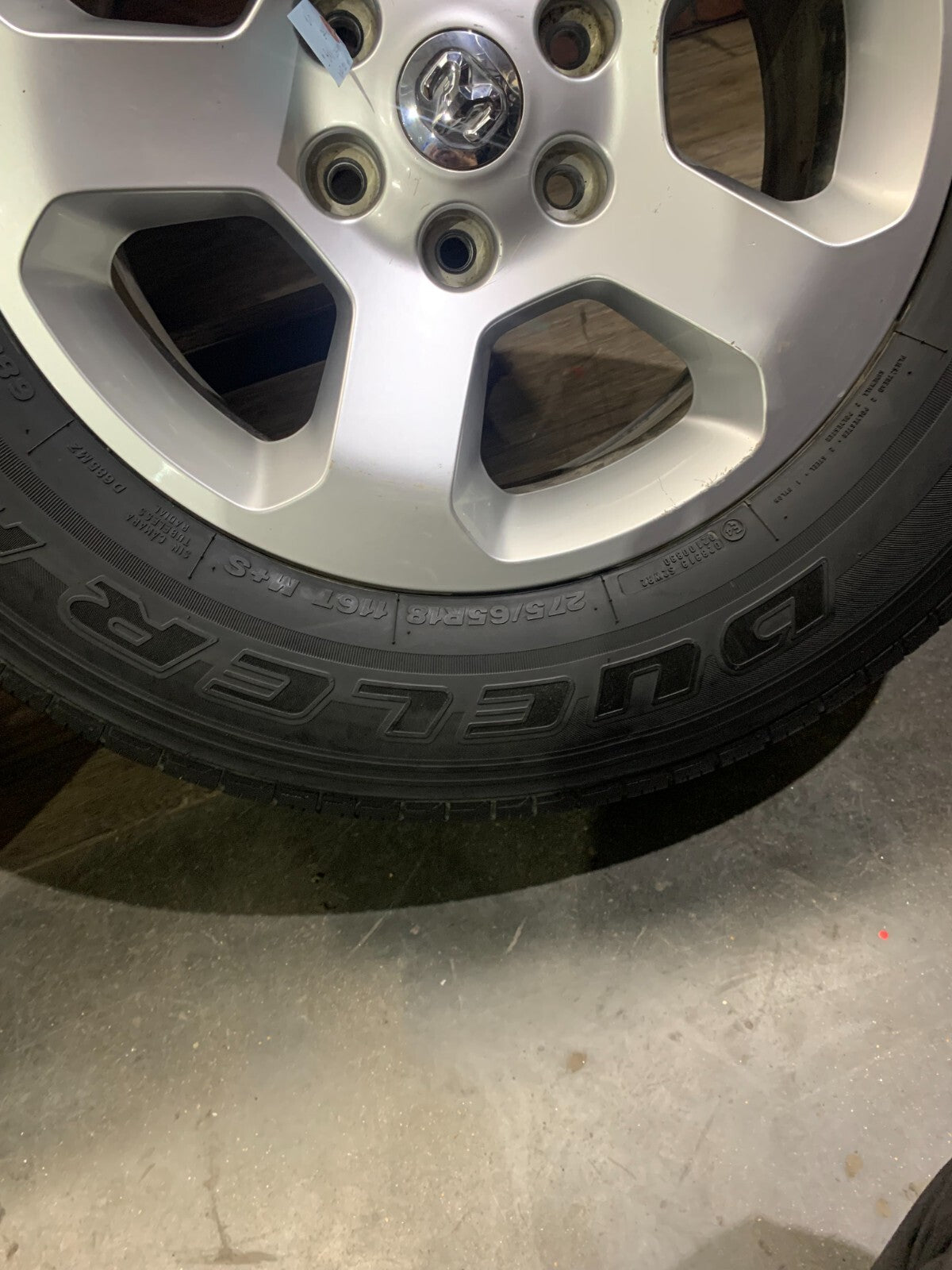 DODGE RAM TRUCK 1500 18" SILVER FACTORY OE WHEELS 5YD54TRMAA 2670 2019 2020 2021