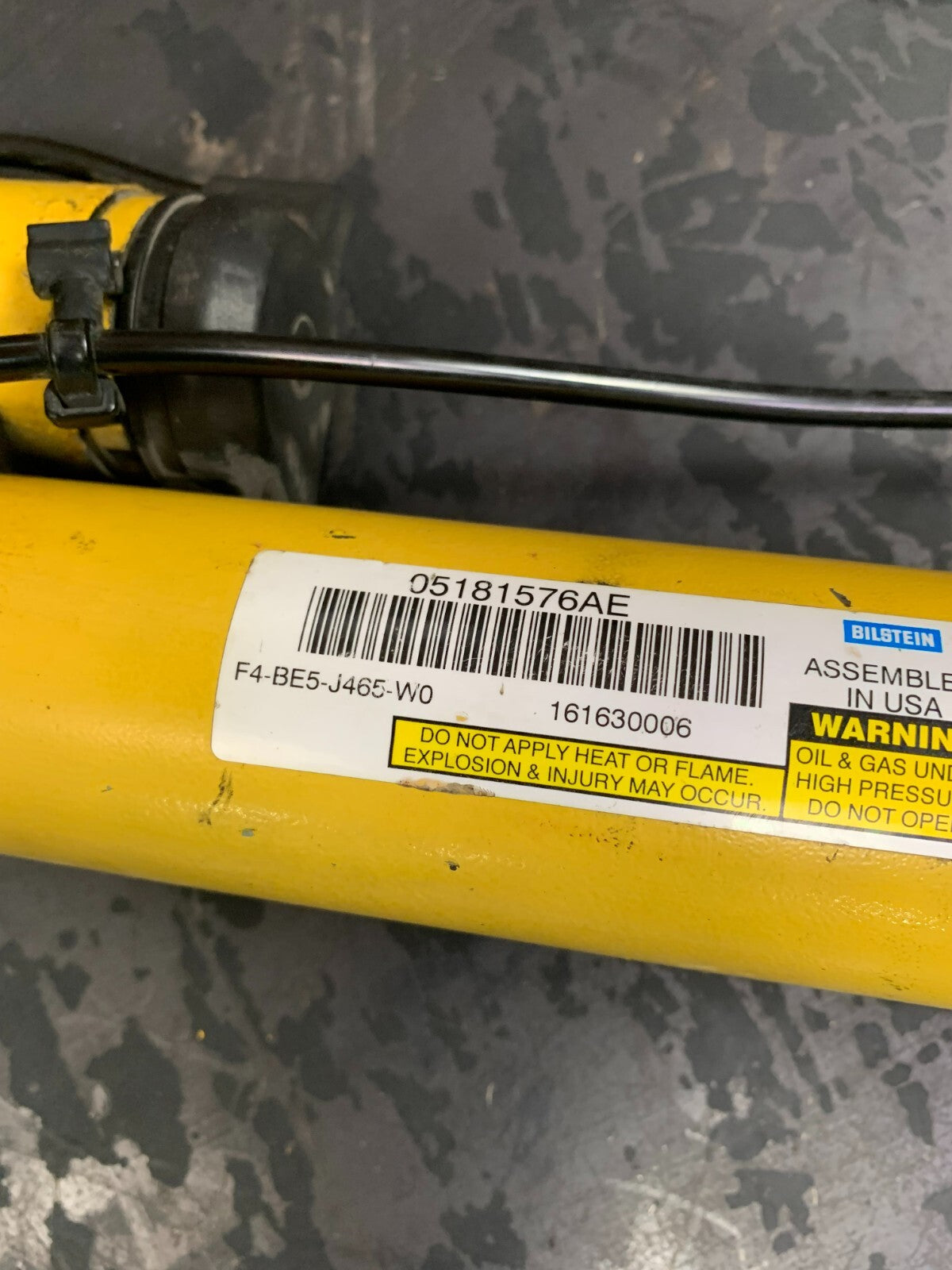 12-22 Challenger SRT8 392 OEM Left Rear Adjustable Bilstein Shock 05181576AE