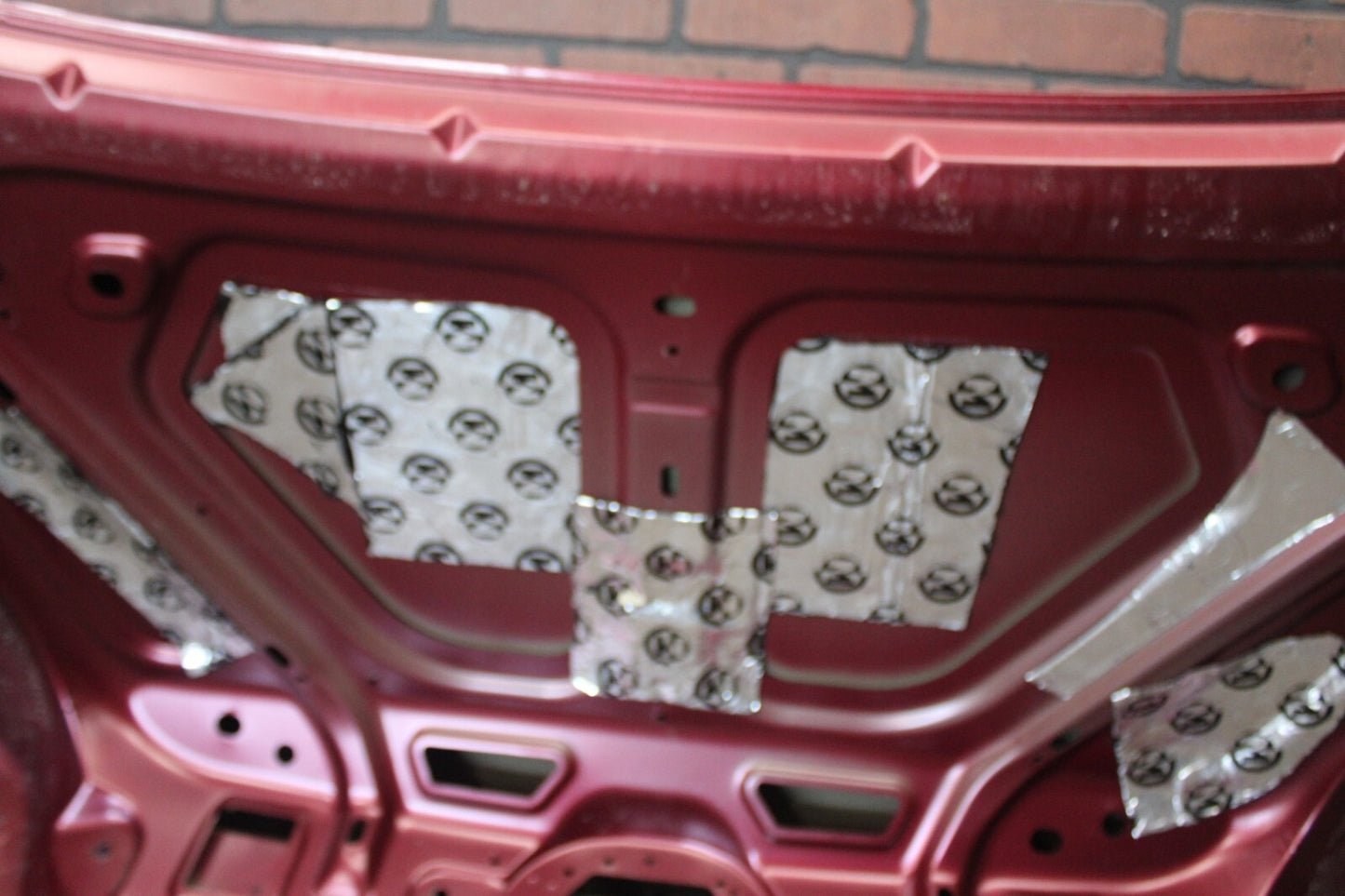 2008-2023 DODGE CHALLENGER T/A OEM REAR TRUNK DECKLID COVER ASSEMBLY BURGUNDY
