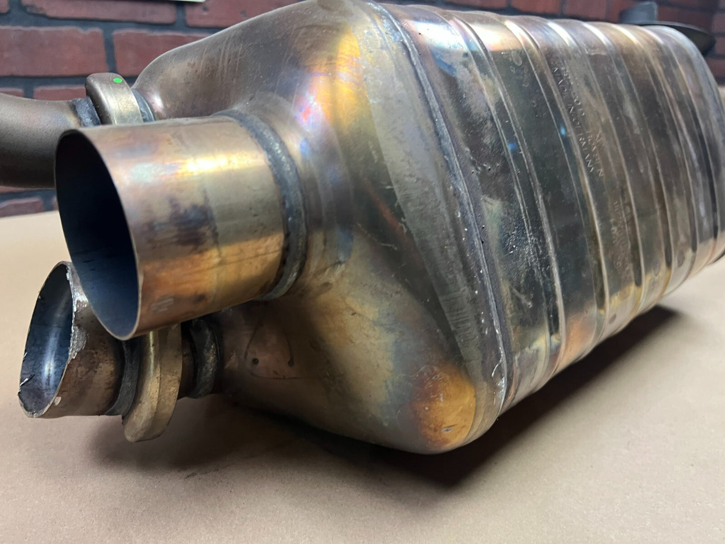 USED 2021-2024 PORSCHE 911 992 TURBO/ TURBO S EXHAUST MUFFLER OEM 21 22 23