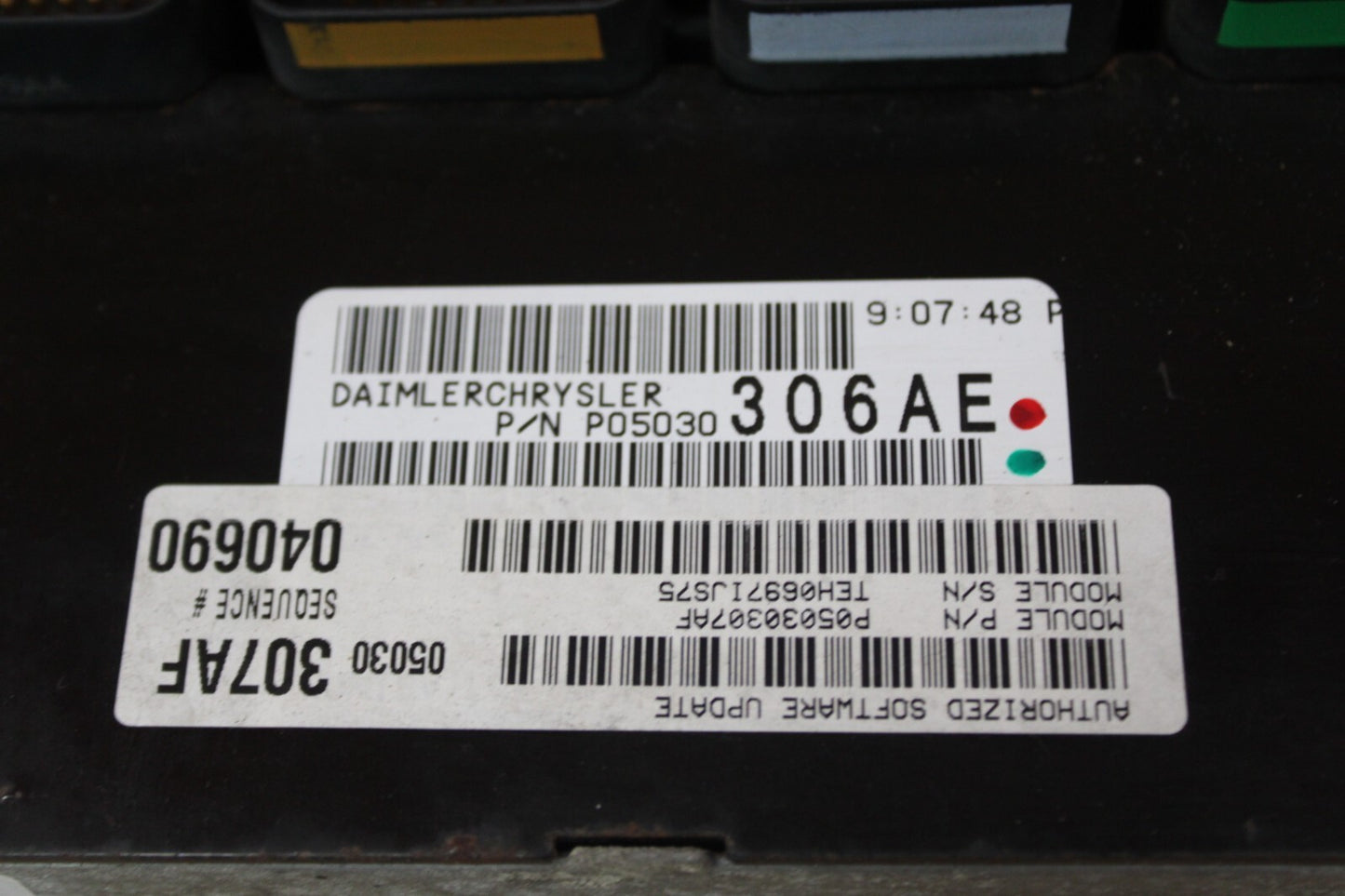 2007 Jeep Grand Cherokee SRT8 PCM ECU Park Assist TCM Ignition Key BCM Package
