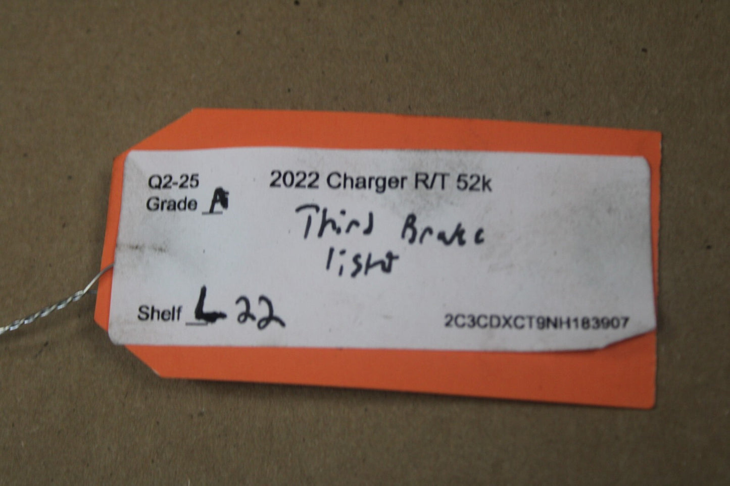 2015-2023 DODGE CHARGER HIGH MOUNT THIRD BRAKE STOP LIGHT OEM 68402348AD