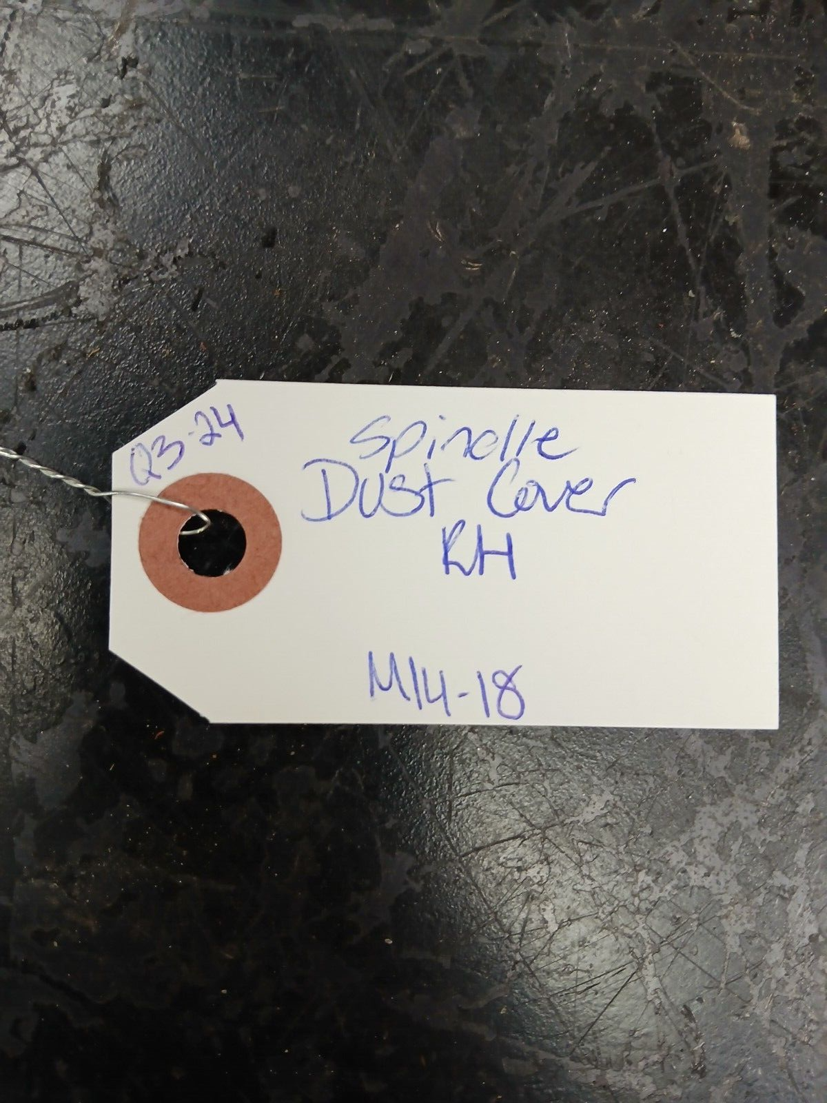 Dodge Passenger Right Side Spindle Knuckle Dust Splash Shield Cover Damaged