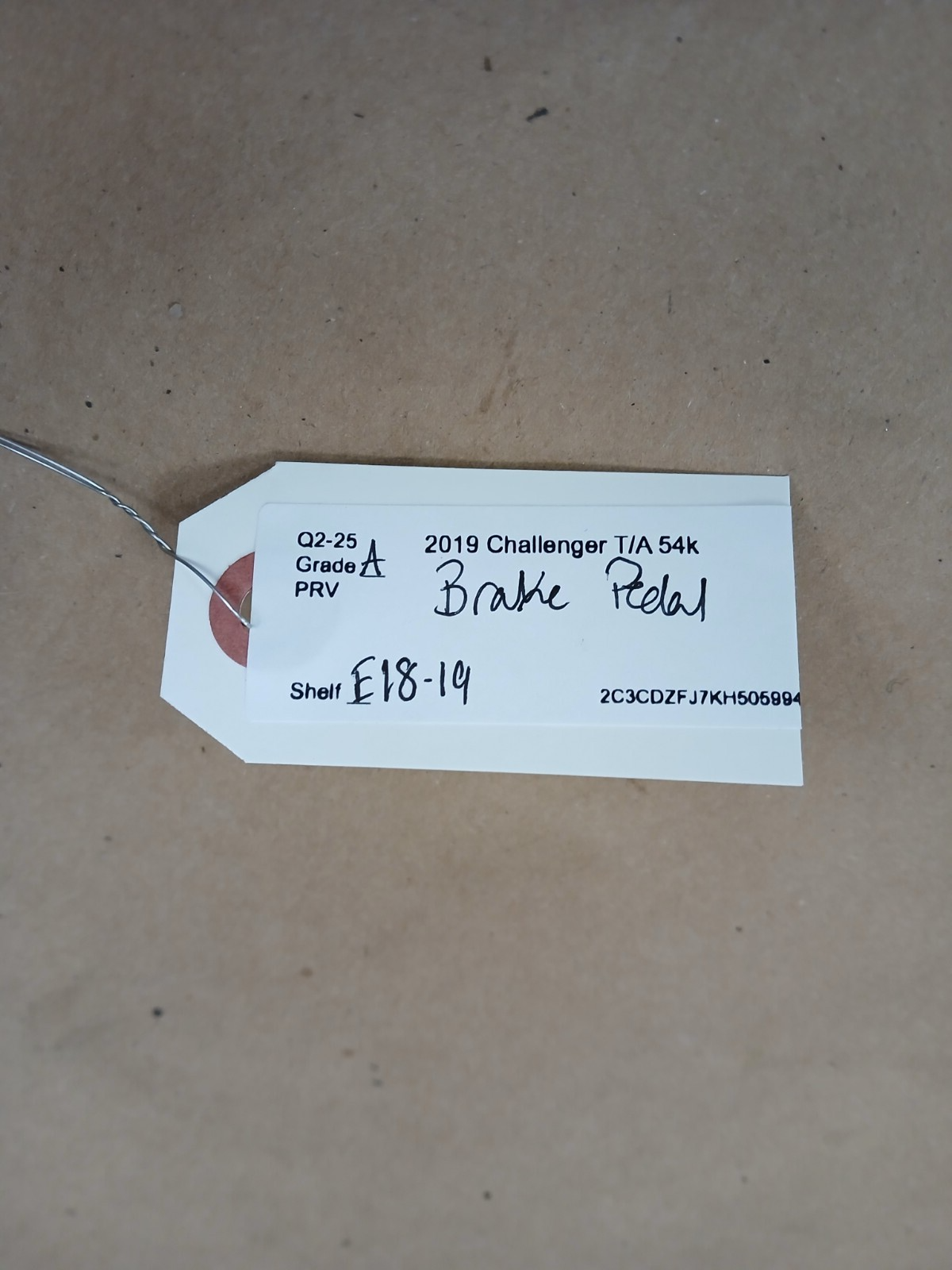 12-23 Challenger Charger 300 Stop Brake Pedal Assembly Non-Adjustable 04779688ak