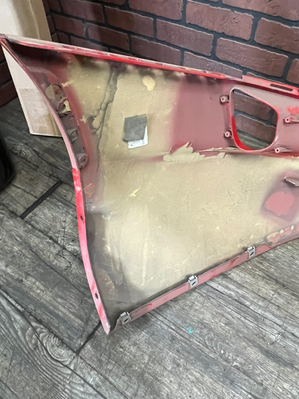 Gen 5 2013-2015 SRT Dodge Viper Rear Bumper Fascia Assembly Red Damaged