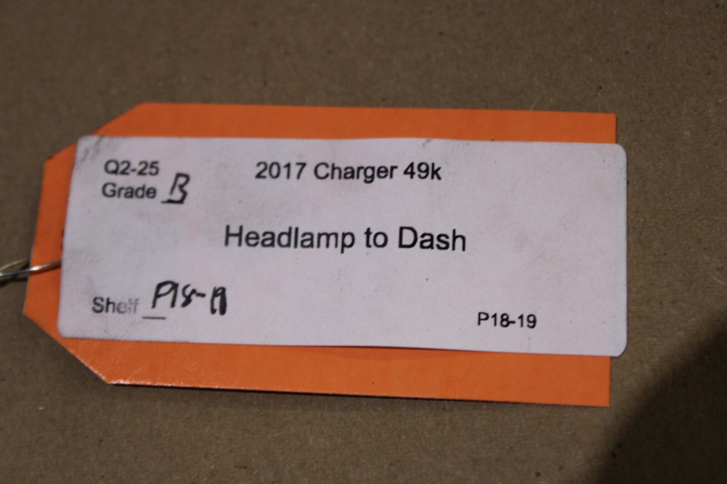 2017 DODGE CHARGER R/T 392 OEM HEADLIGHT TO DASH WIRING WIRE HARNESS 68304843AD