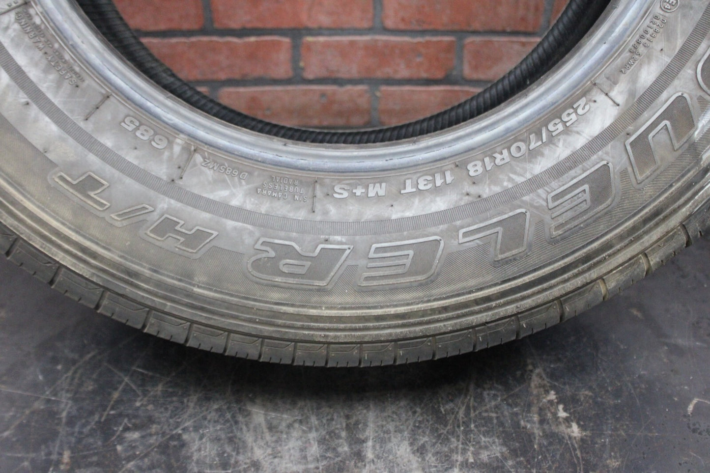 Bridgestone Dueler Tire 255/70R18 6/32nds
