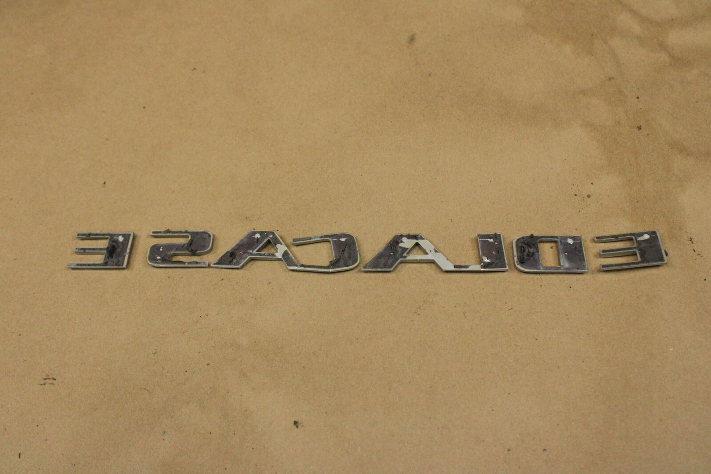 2007-2014 Cadillac Escalade FlexFuel Chrome Emblem Nameplate Set OEM Lettering