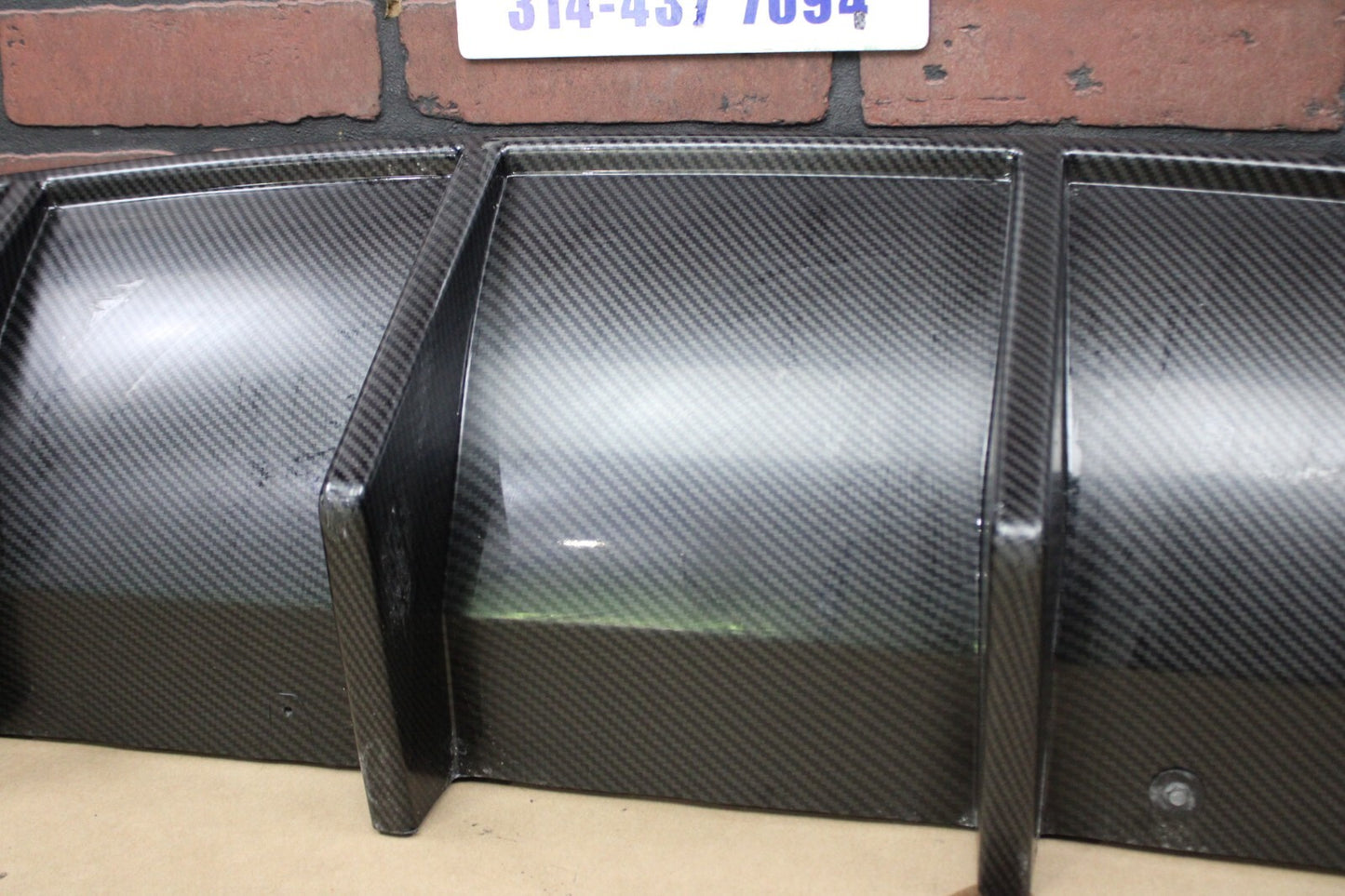 15-23 Dodge Charger R/T 392 Rear Bumper Carbon Fiber Valance Diffuser Panel