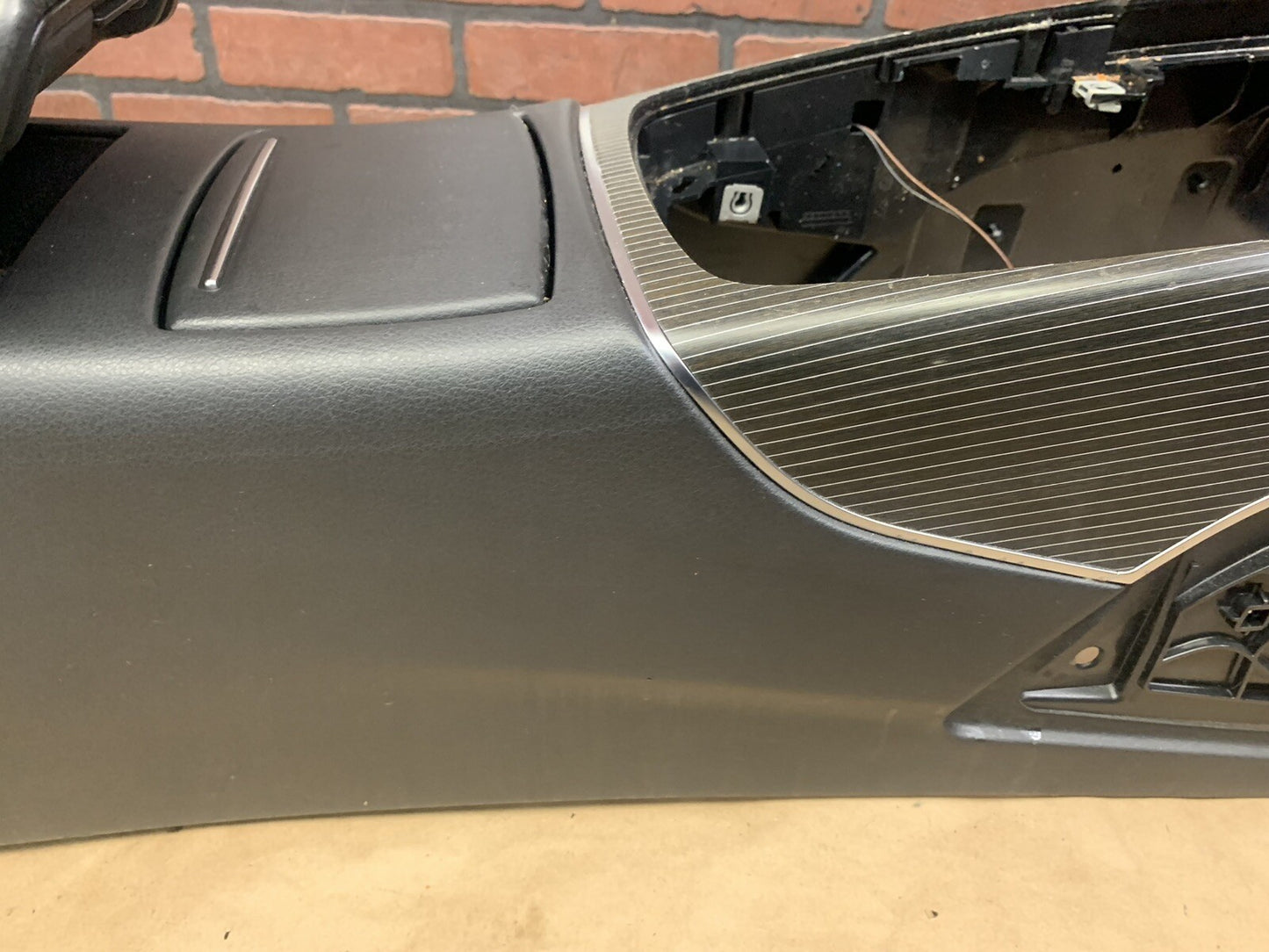 2012-2018 AUDI A6/S6/A7/S7/RS7 Center Console Panel OEM-Black Fretted Ebony Trim