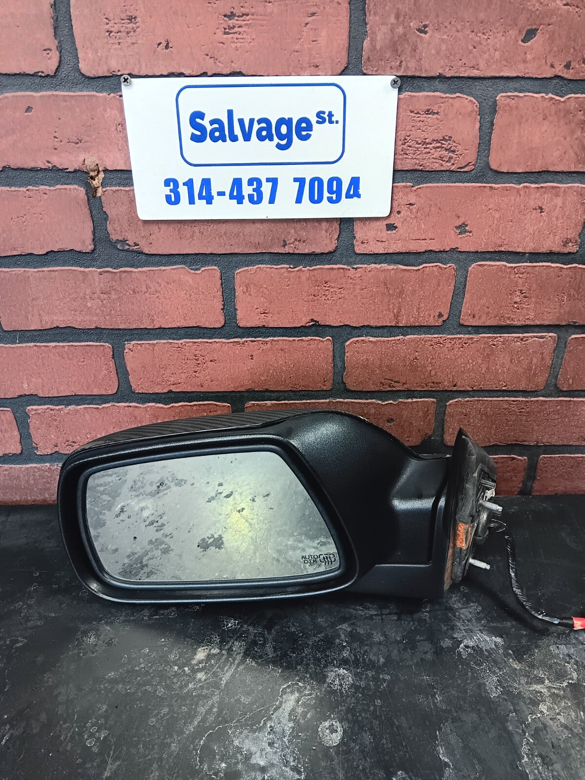 2008 Jeep Driver LH Side Door Mirror Assembly Auto Dim Heated w/ Cover