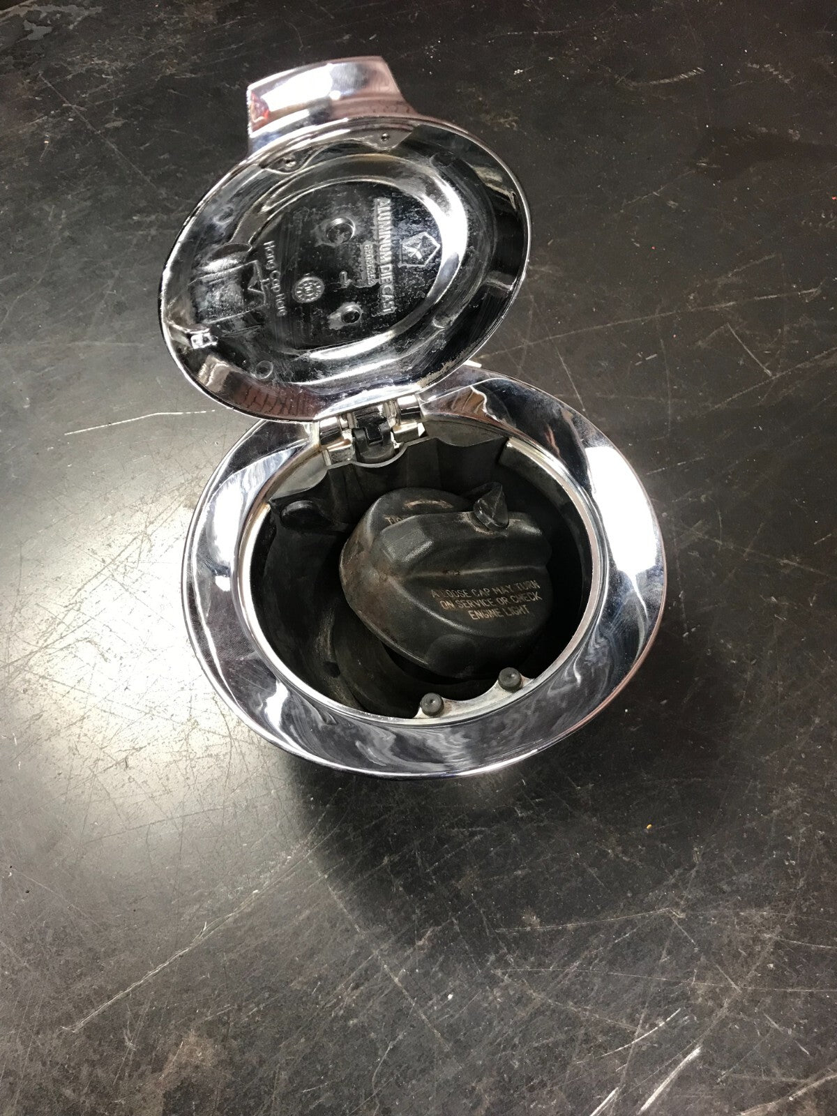 2011-2023 Dodge Challenger SRT R/T Chrome "FUEL" Fill Gas Cap Door 68086353