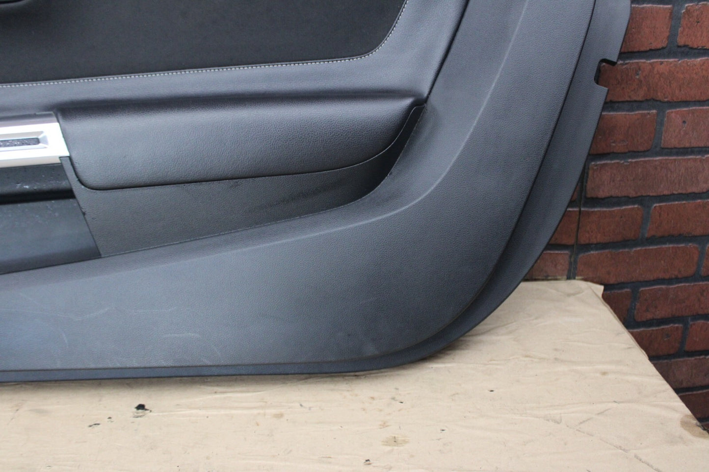 2015-2023 Mustang GT Black Suede Insert Passenger Right Interior Door Trim Panel