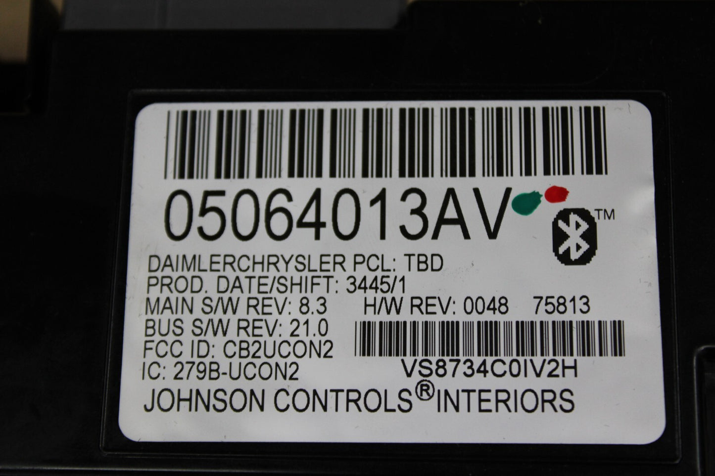 2004-2007 Dodge Chrysler Jeep Telematics Bluetooth Module OEM Mopar 05064013AV