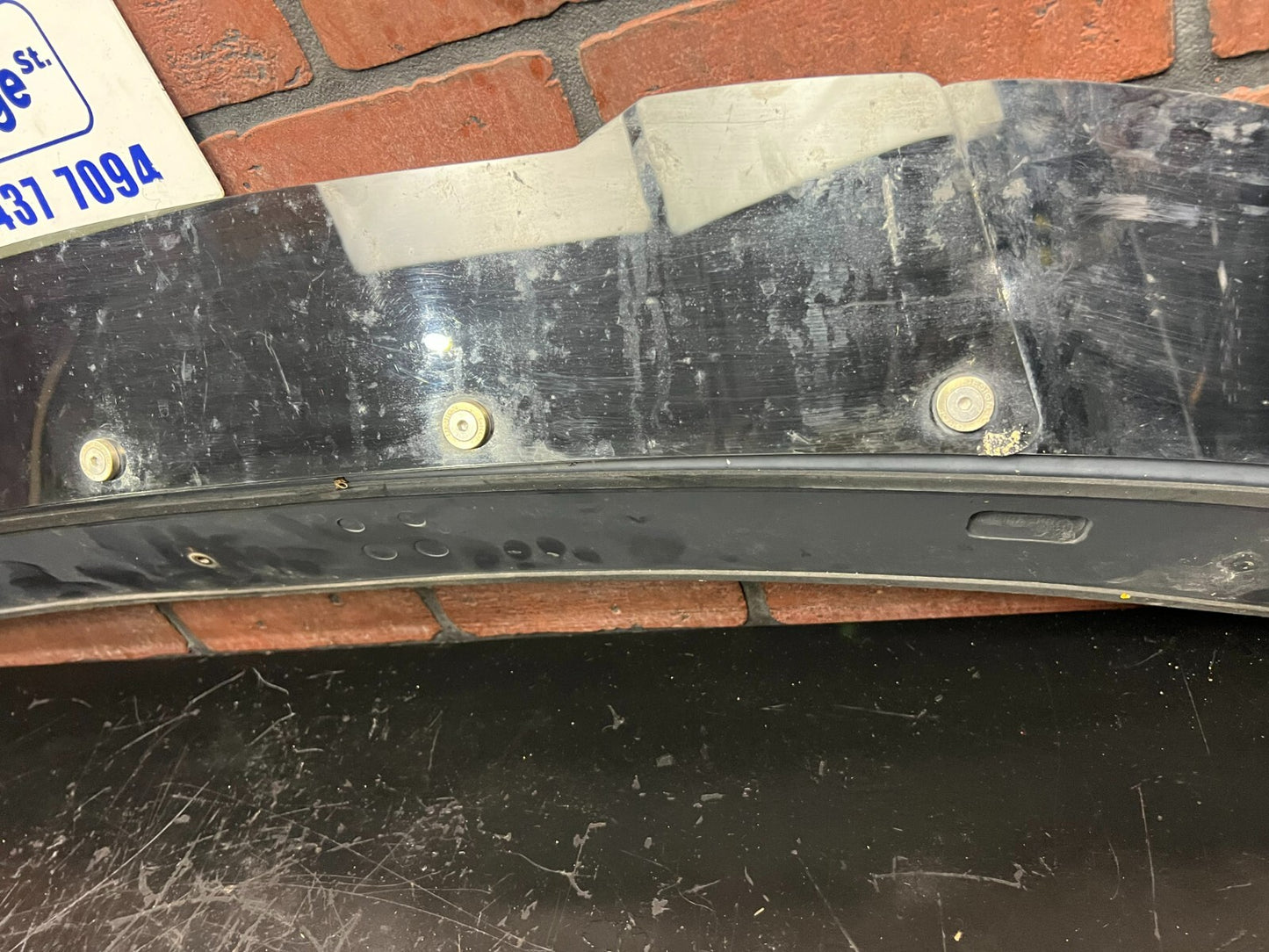 2018-2023 DODGE CHARGER REAR TRUNK DECK LID SPOILER BLACK 5NH39RXFAC OEM USED