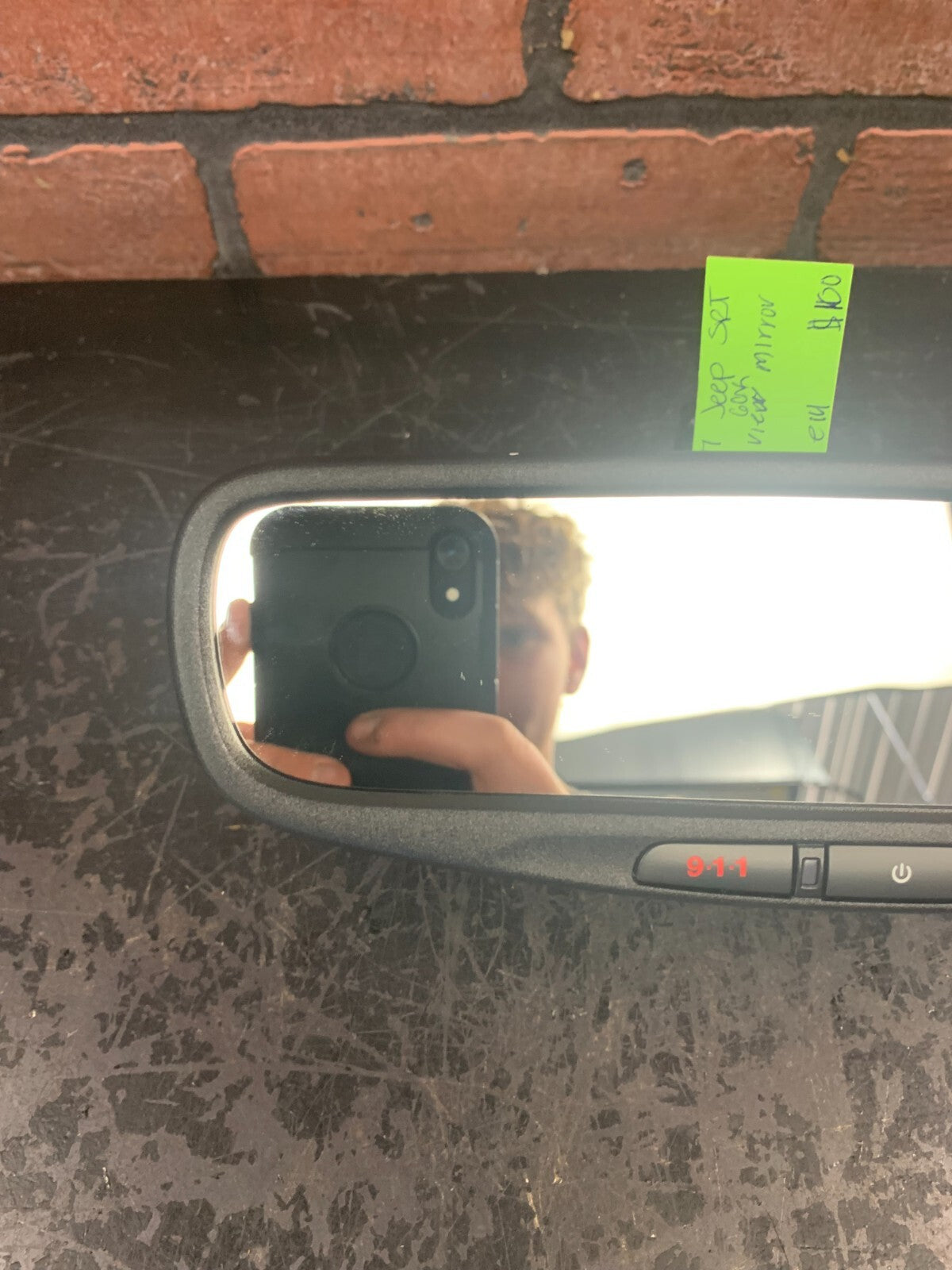 2017-2025 Jeep Grand Cherokee Durango Auto Dim Rear View Mirror OEM 68289784AB