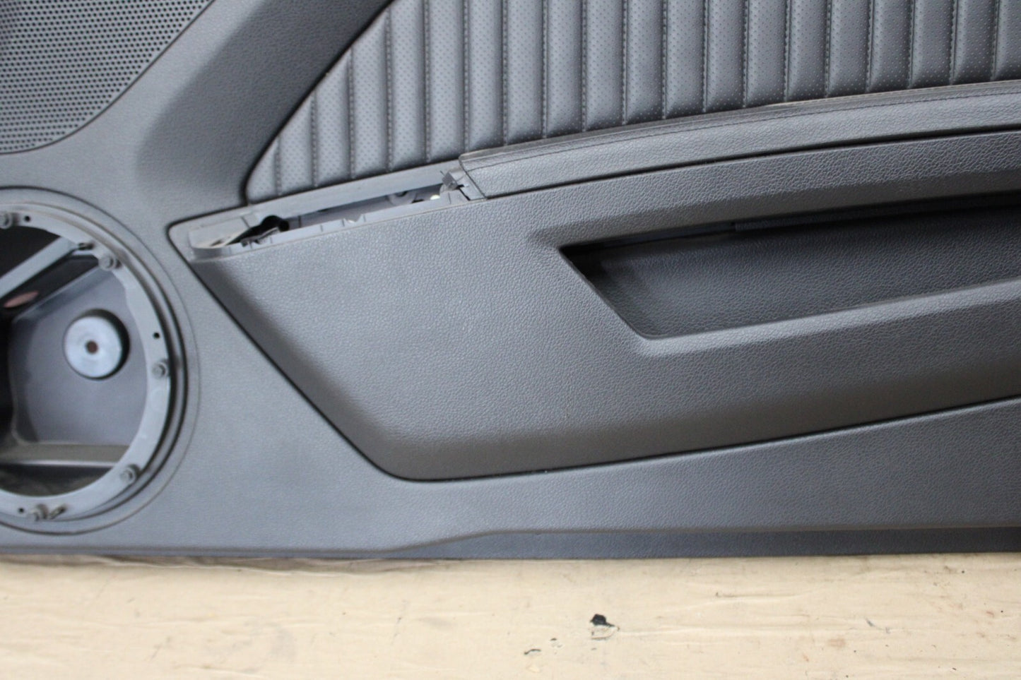 15-21 Mustang GT Black Suede Front Passenger RH Interior Door Trim Panel