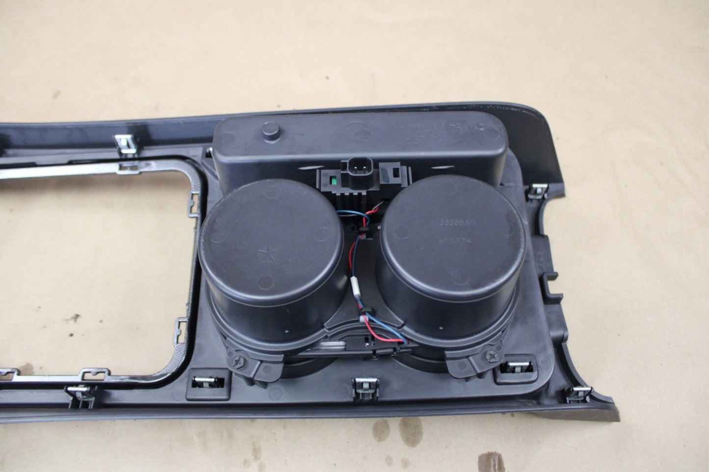 2010-2014 Dodge Challenger SRT8 Center Console Cup Holder Shifter Bezel Socket