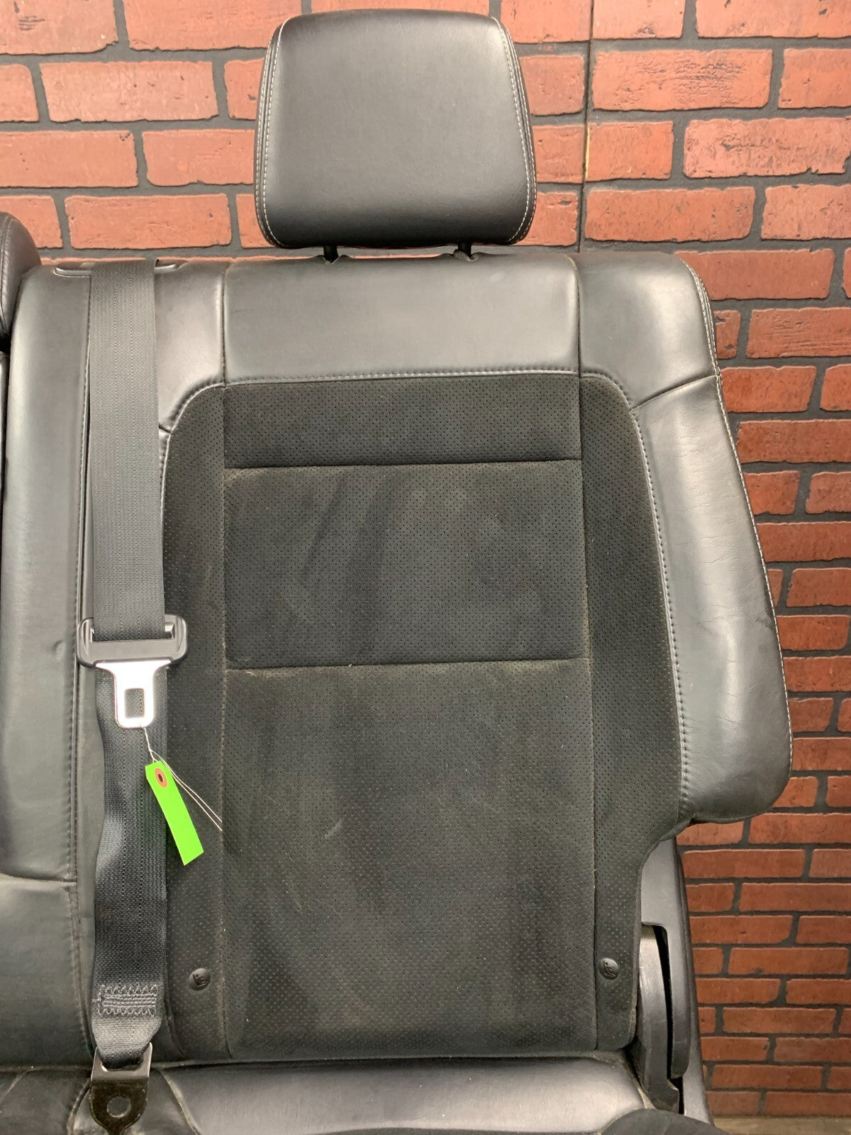2011-2013 Jeep Grand Cherokee SRT Rear Seat Set Black Leather and Suede *Imprint