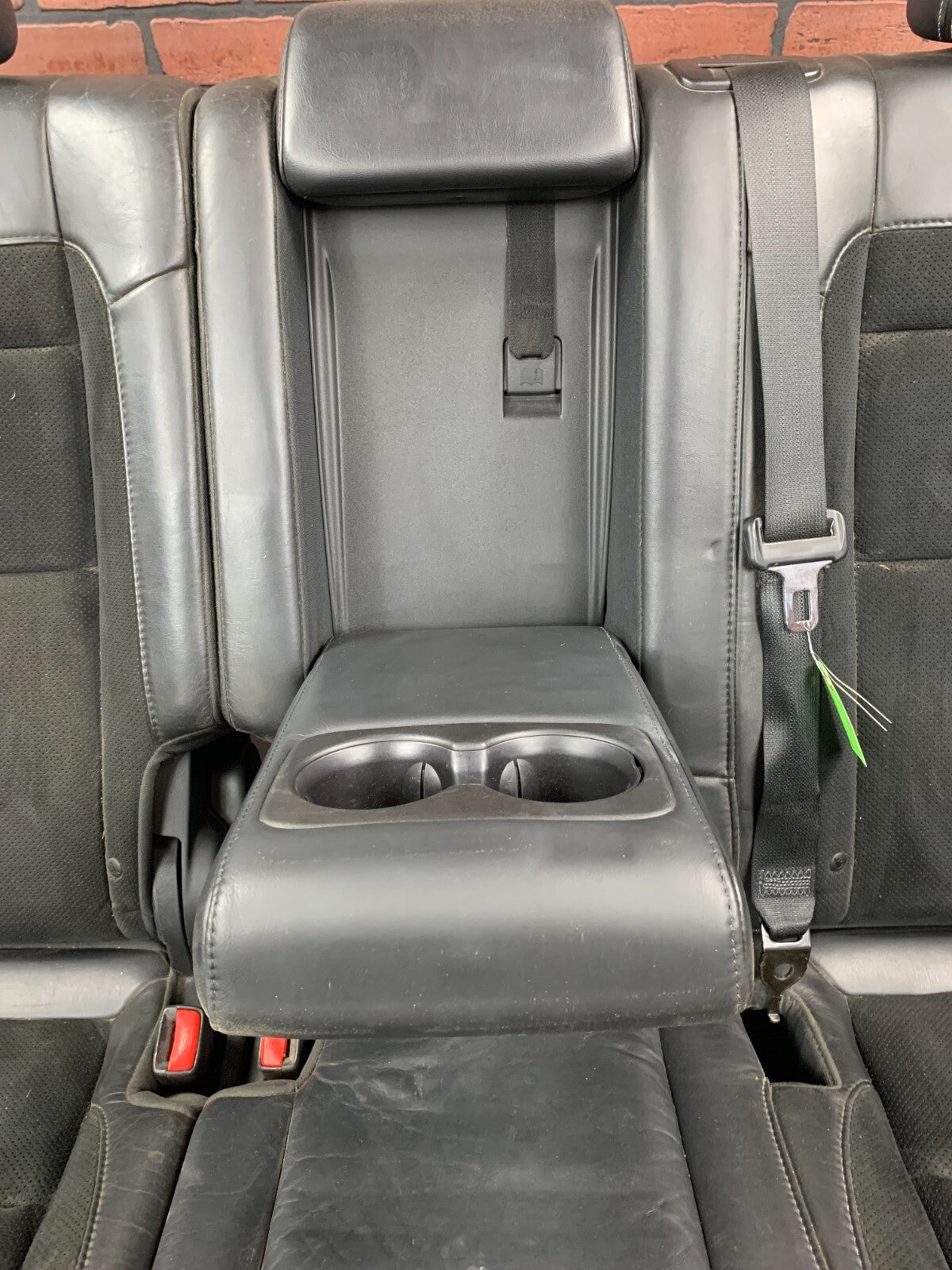 2011-2013 Jeep Grand Cherokee SRT Rear Seat Set Black Leather and Suede *Imprint