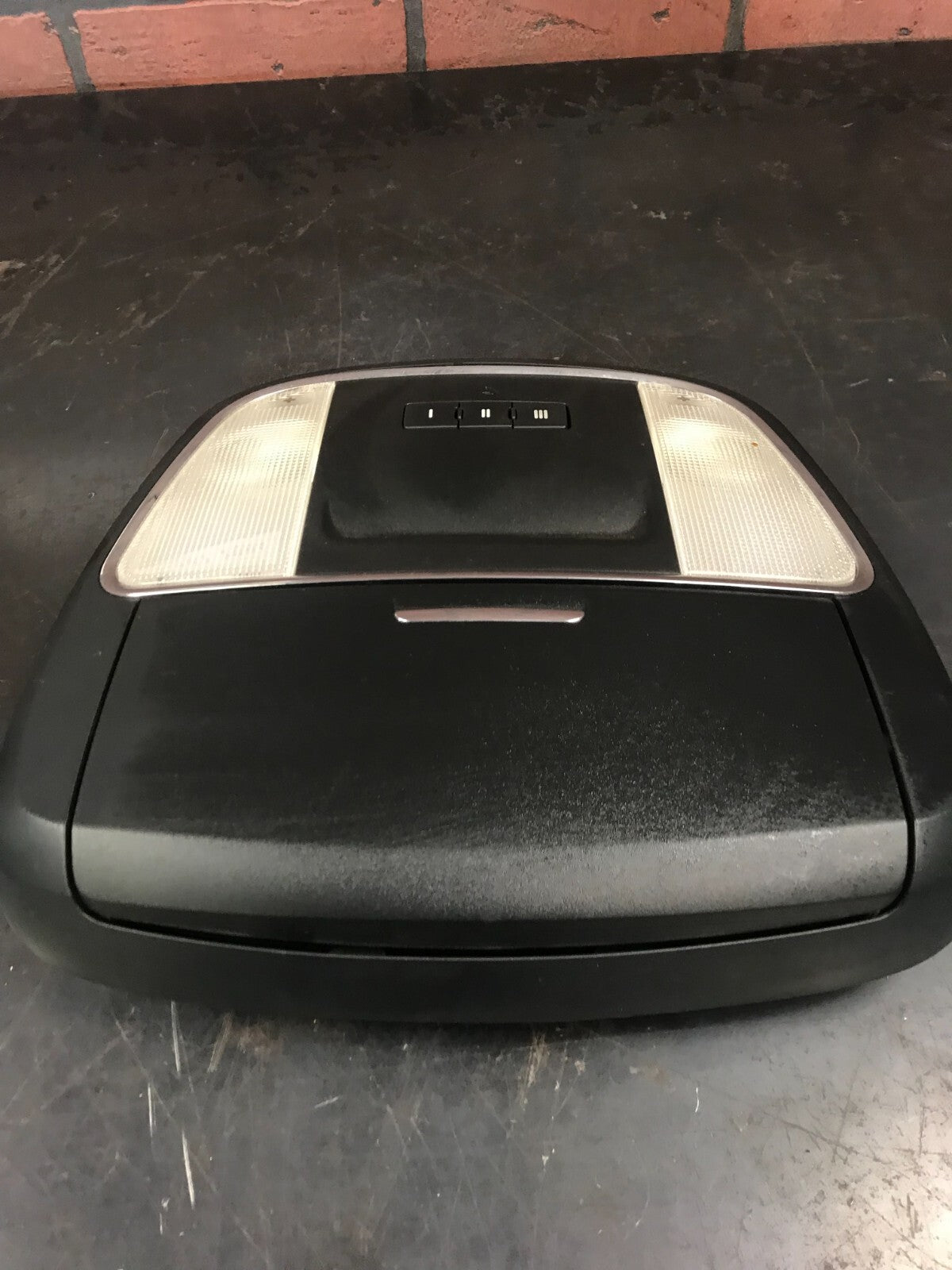 2011-2014 Charger 300 SRT Black Roof Overhead Console w/ Lights & Storage