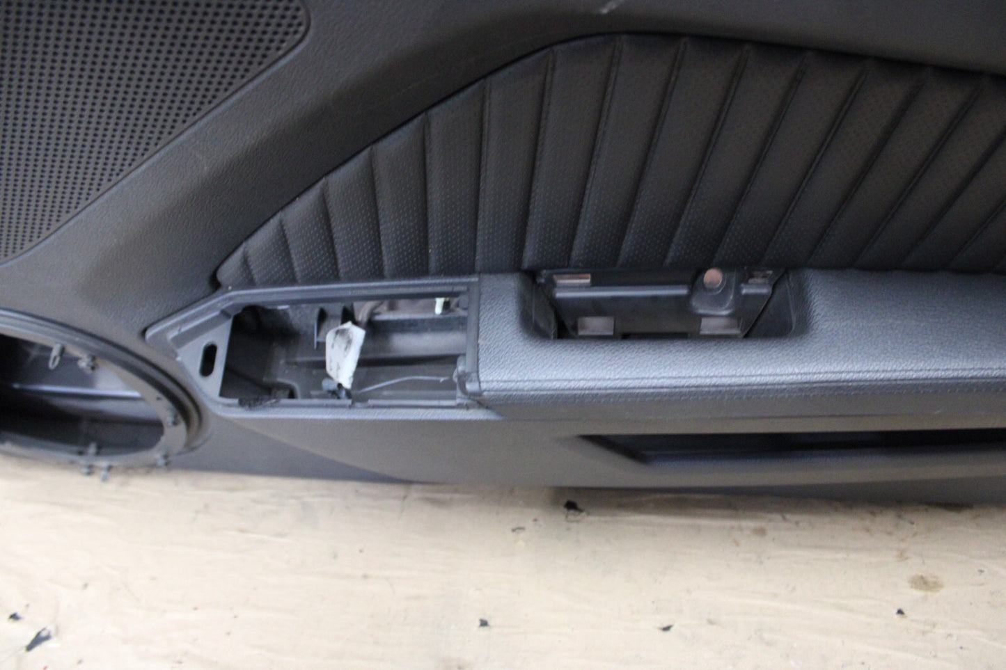15-21 Mustang GT Black Suede Front Passenger RH Interior Door Trim Panel