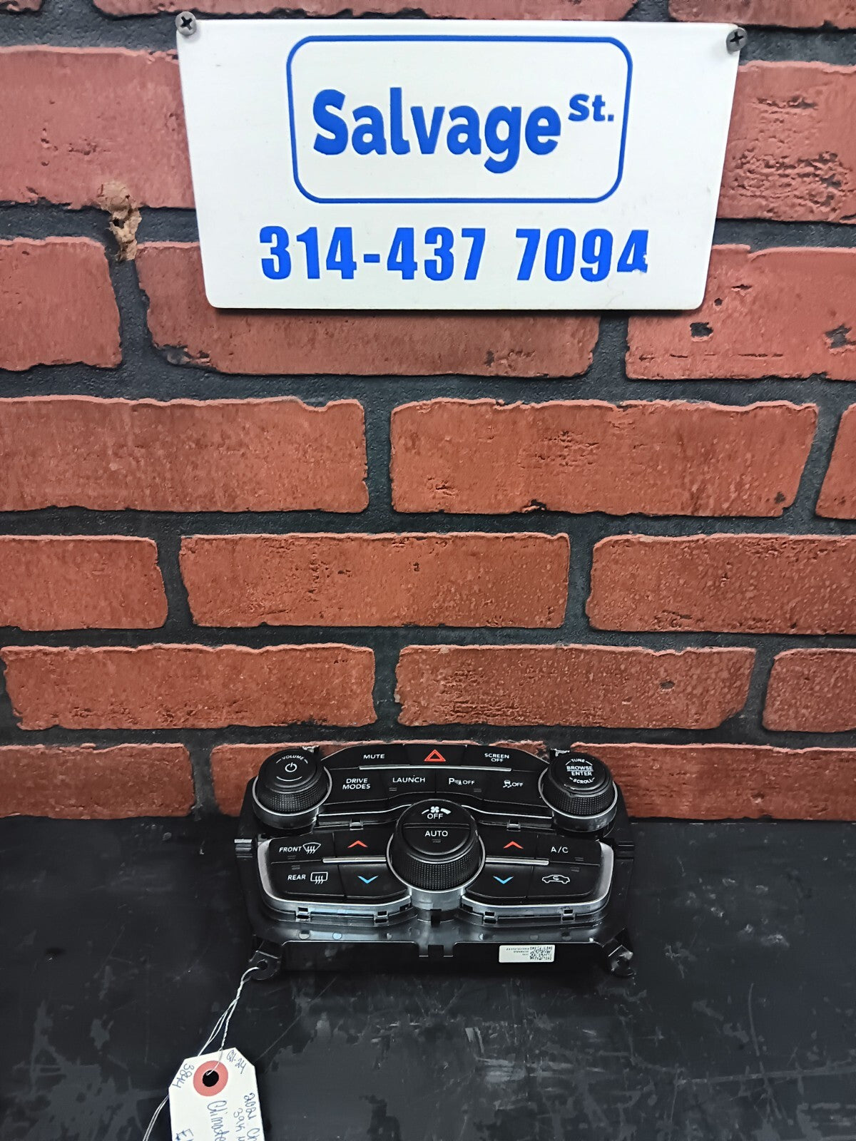 20-23 Dodge Charger HVAC Radio Audio Temperature AC Climate Control 68435707aa