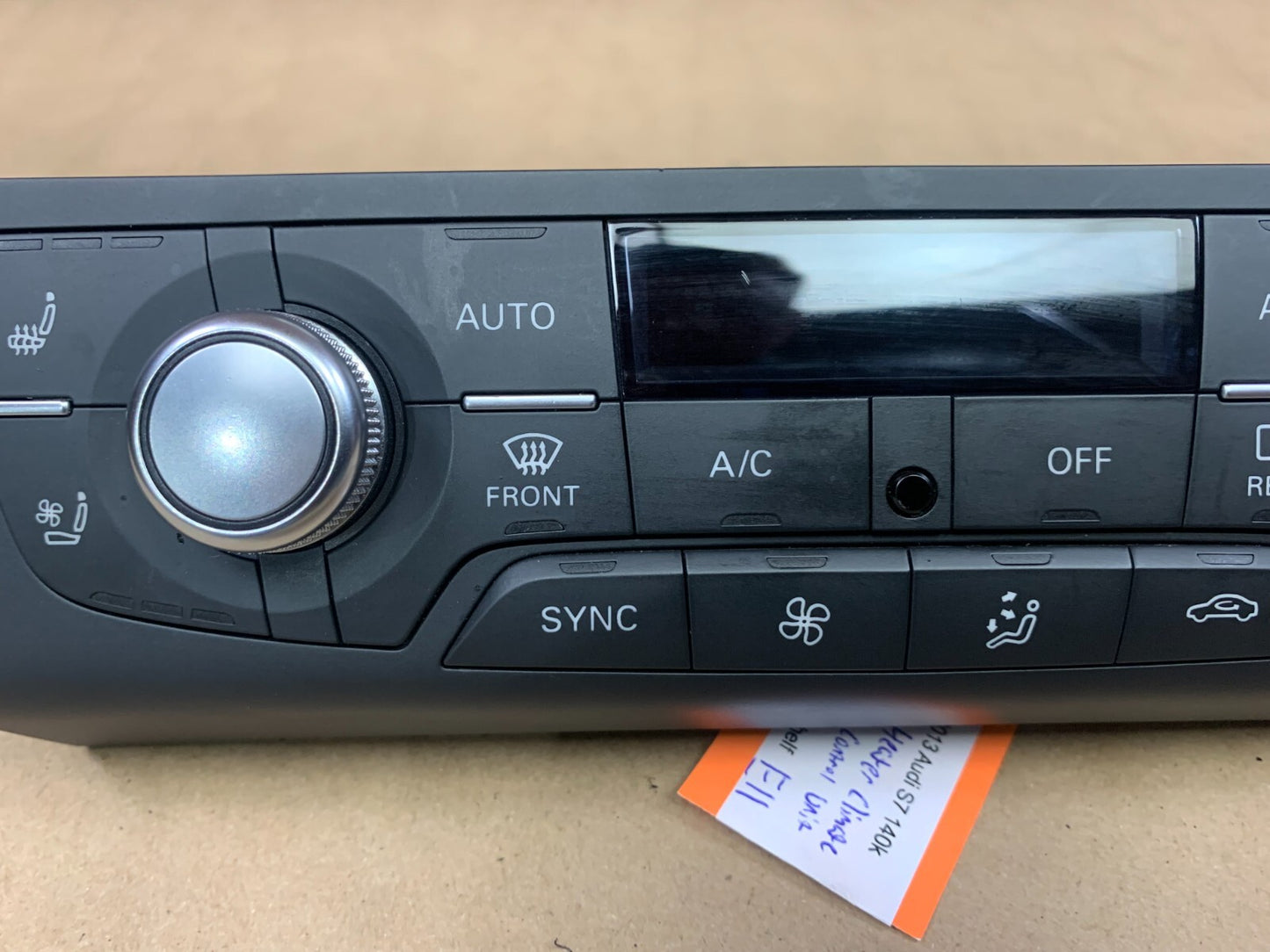 12-15 Audi A7 HVAC Temperature A/C Heater Climate Control 4G0 820 043 AN OEM