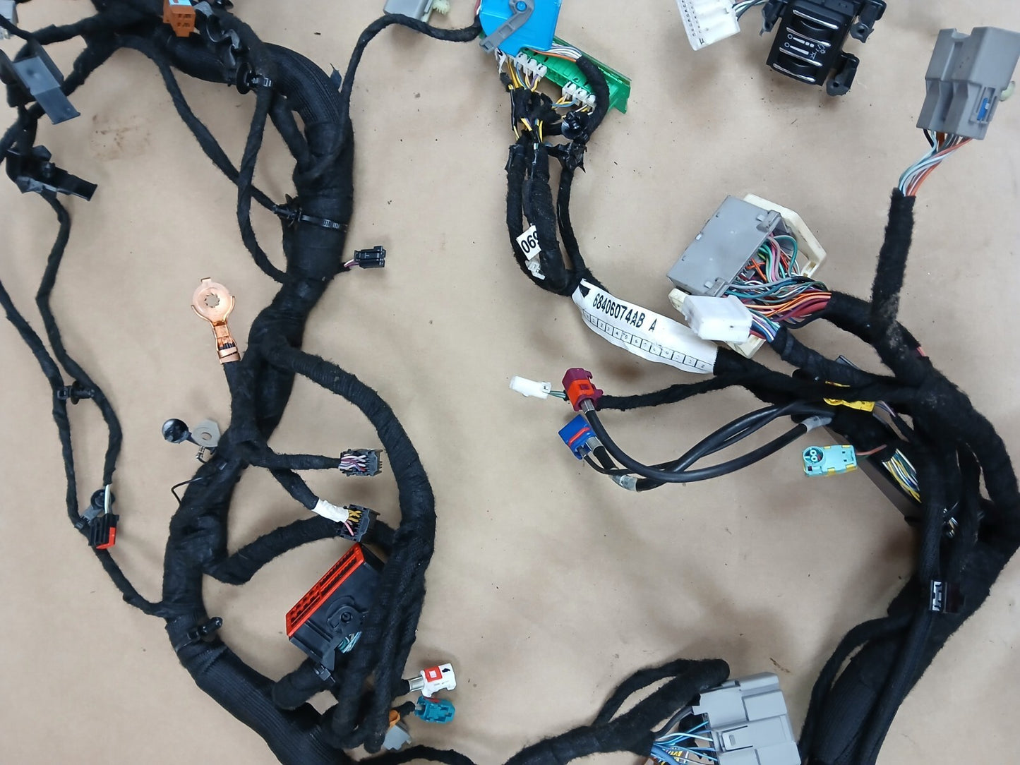 19-20 Dodge Challenger T/A R/T Scat Pack Dash Wiring Wire Harness 68406074AB OEM