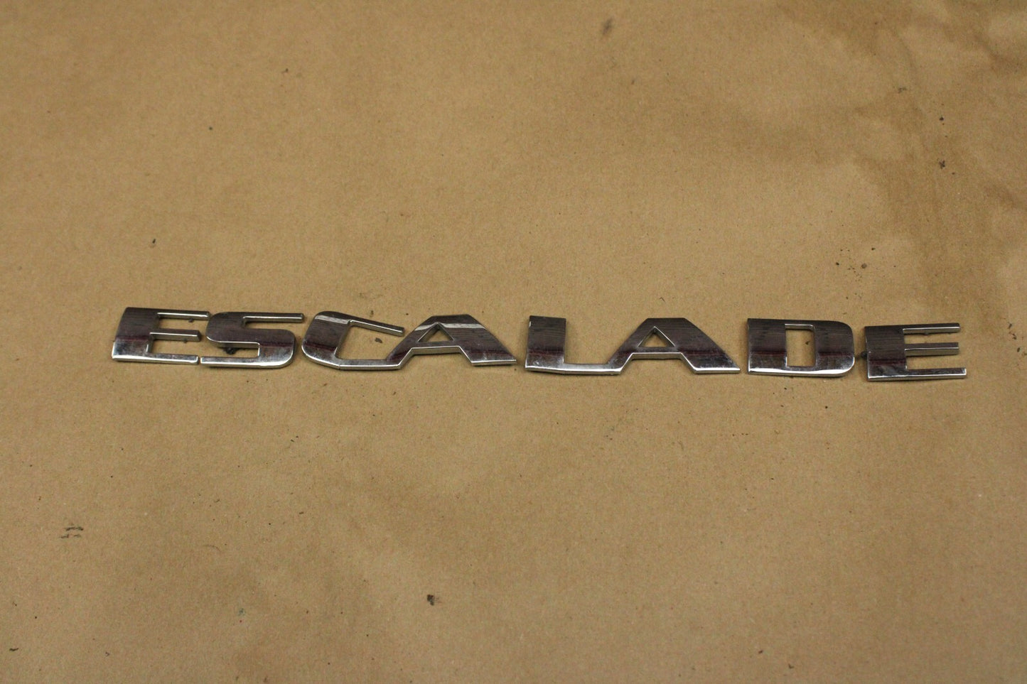 2007-2014 Cadillac Escalade FlexFuel Chrome Emblem Nameplate Set OEM Lettering