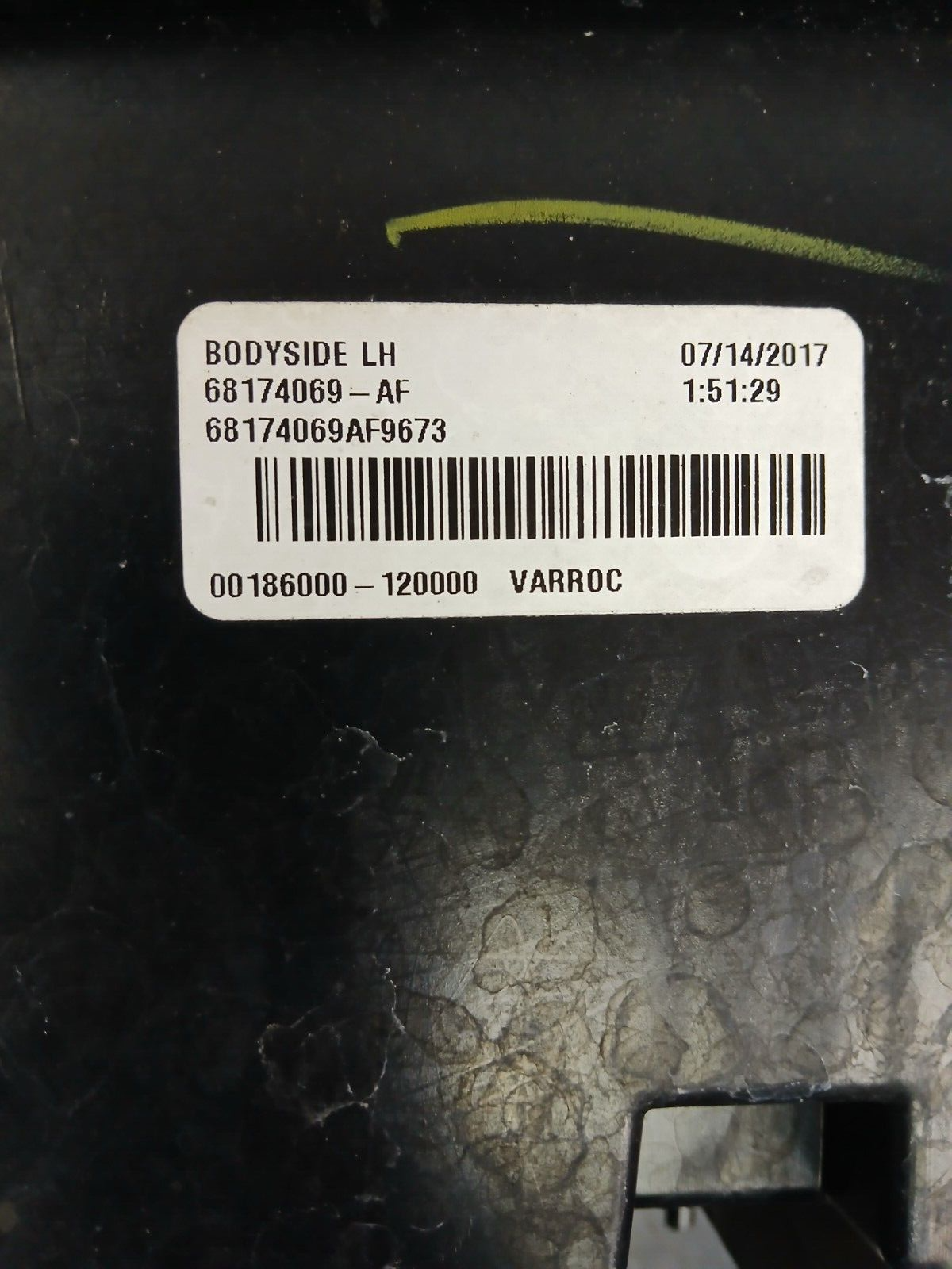 2015-2023 Dodge Challenger Driver LH Side Rear Tail Light Lamp 68174069af