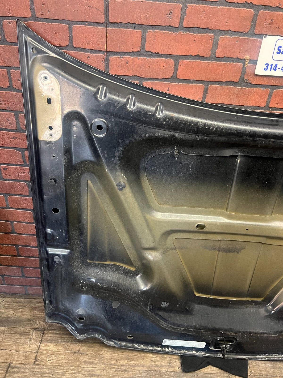 2005-2010 Jeep Grand Cherokee SRT8 Front Hood Cover Used OEM Black PX8 SUN FADE