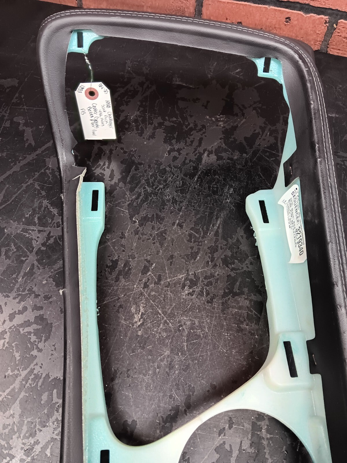 2015-2023 Dodge Challenger Black Center Floor Console Trim Panel 5LE51LA8AB