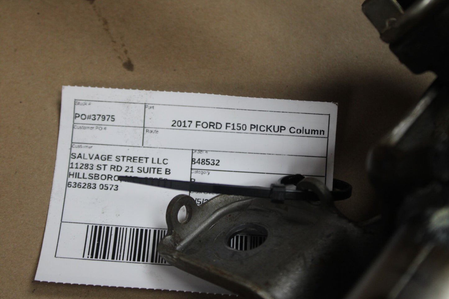 2015-2020 Ford F150 Steering Column Assembly w/ Clock Spring Shaft Multifunction