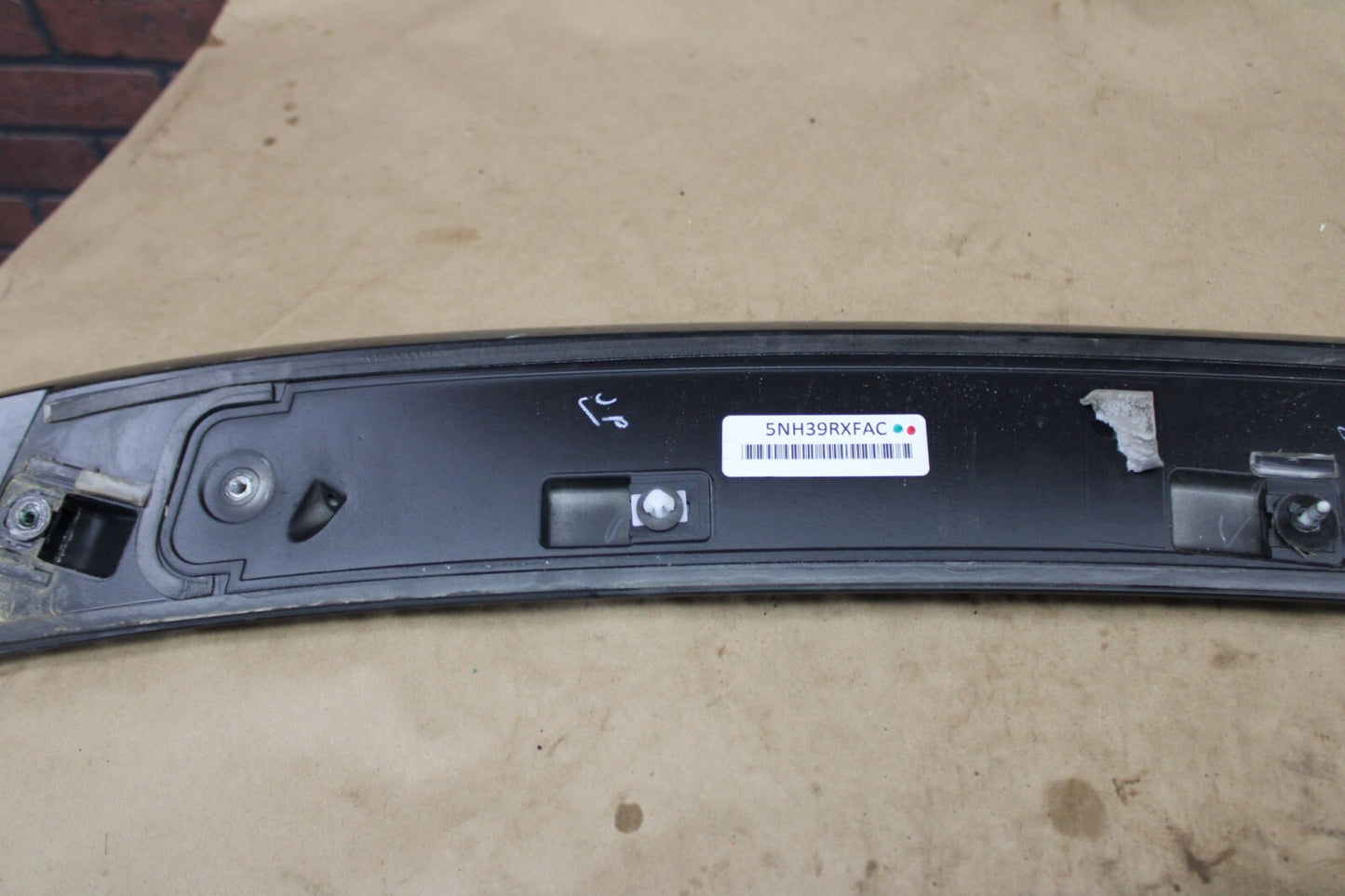 DODGE CHARGER 15-23 OEM TRUNK DECK LID MOUNTED REAR WING SPOILER TRIM 5nh39rxfac