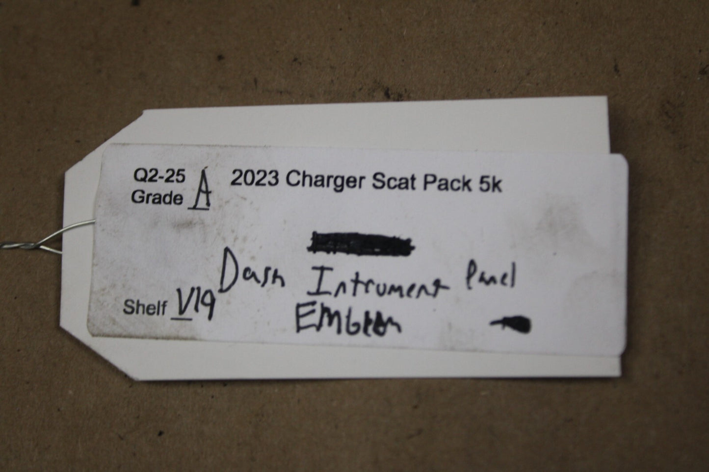 2020-2023 Charger DAYTONA Dash Instrument Panel Emblem Decal Badge Nameplate