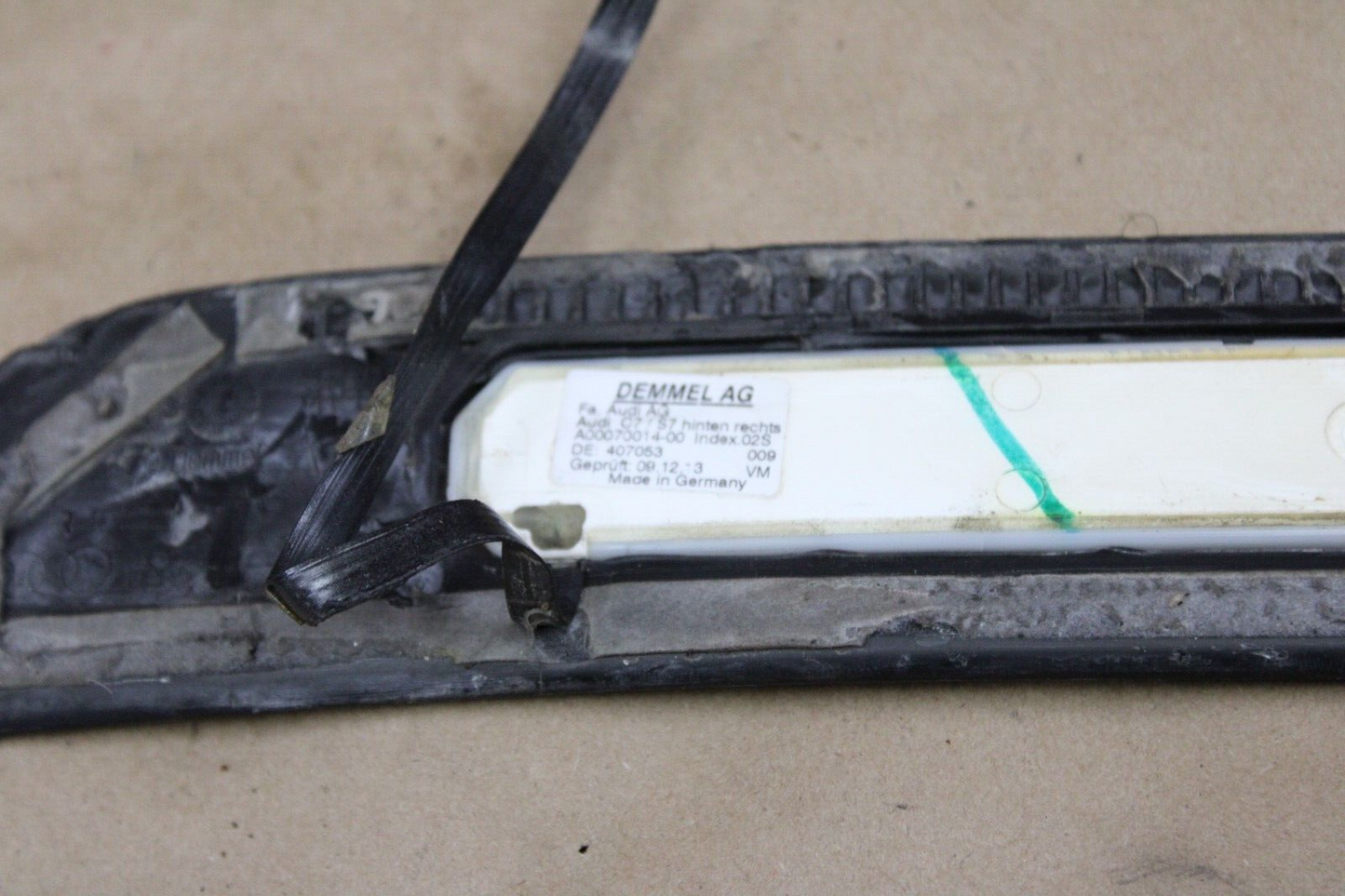 2013-18 Audi S7 Rear Passenger RH Side Scuff Plate Sill Cover OEM 4g8-947-424-d
