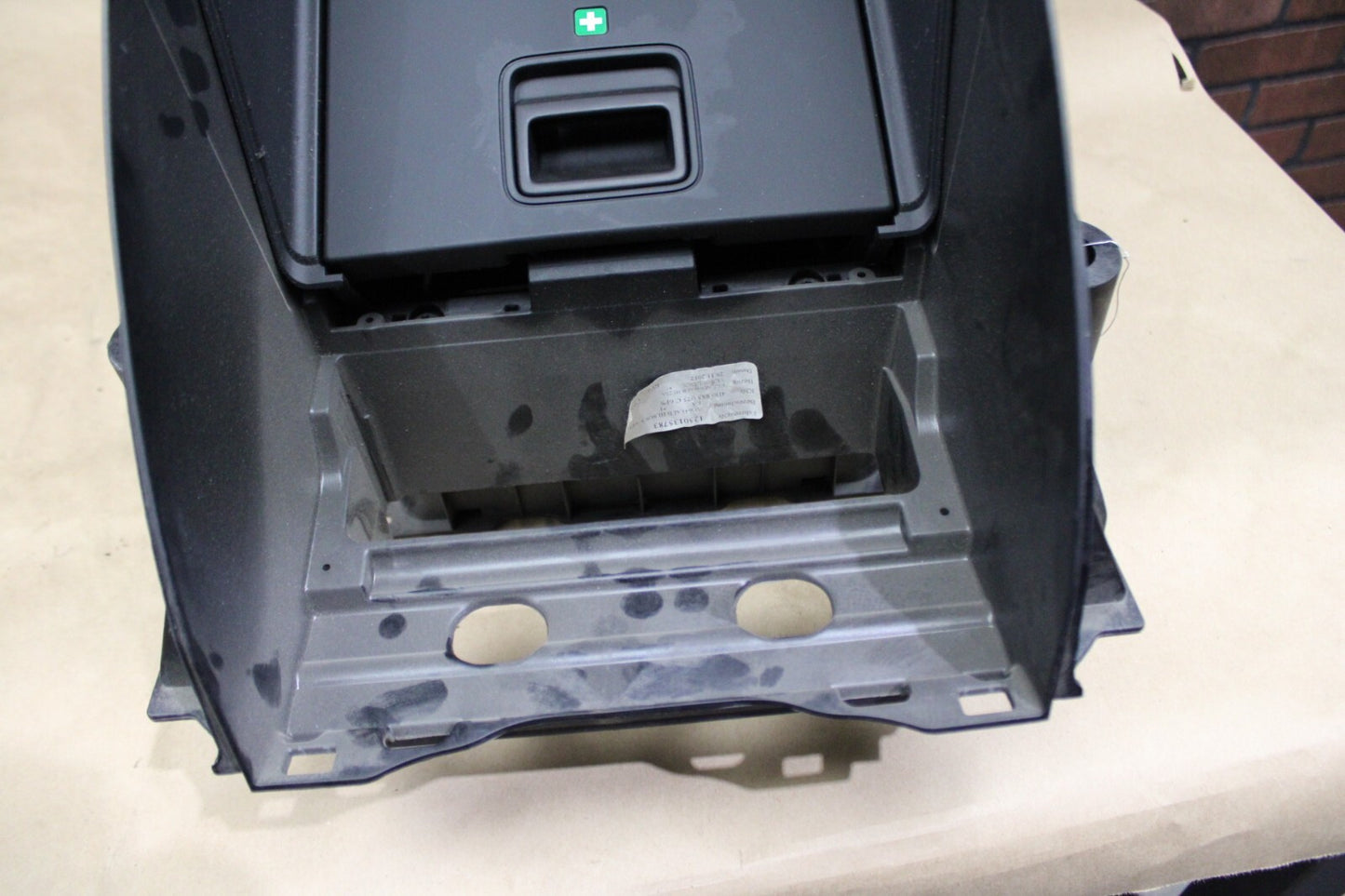 2002 Audi S4 Front Floor Center Console Armrest Assembly Black 4H0 885 075 C