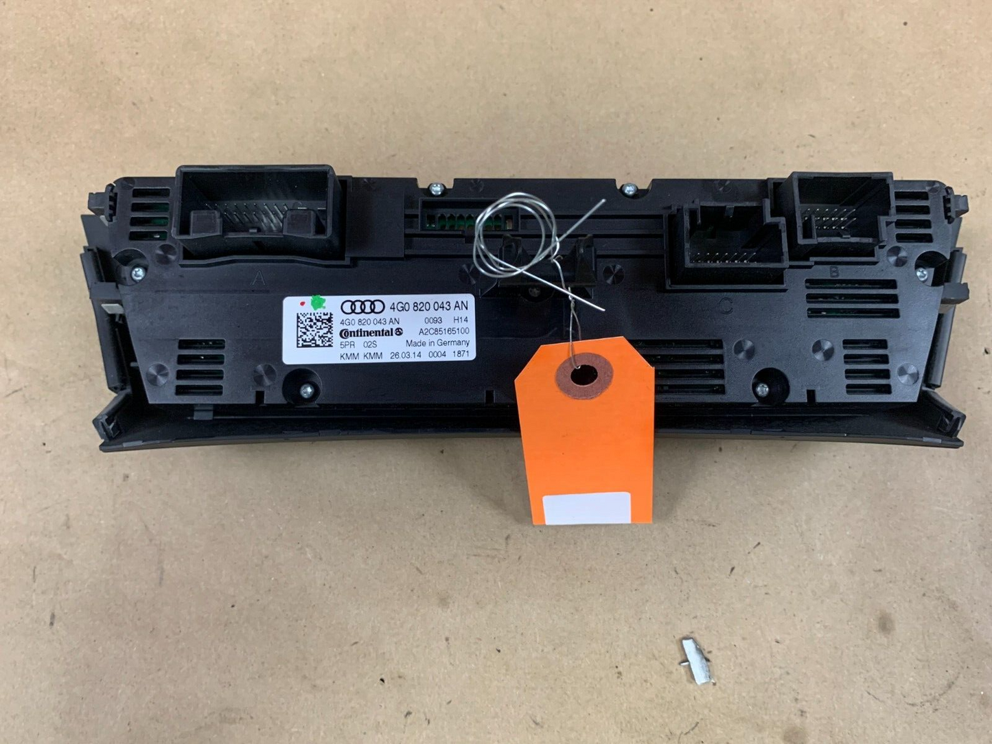 12-15 Audi A7 HVAC Temperature A/C Heater Climate Control 4G0 820 043 AN OEM