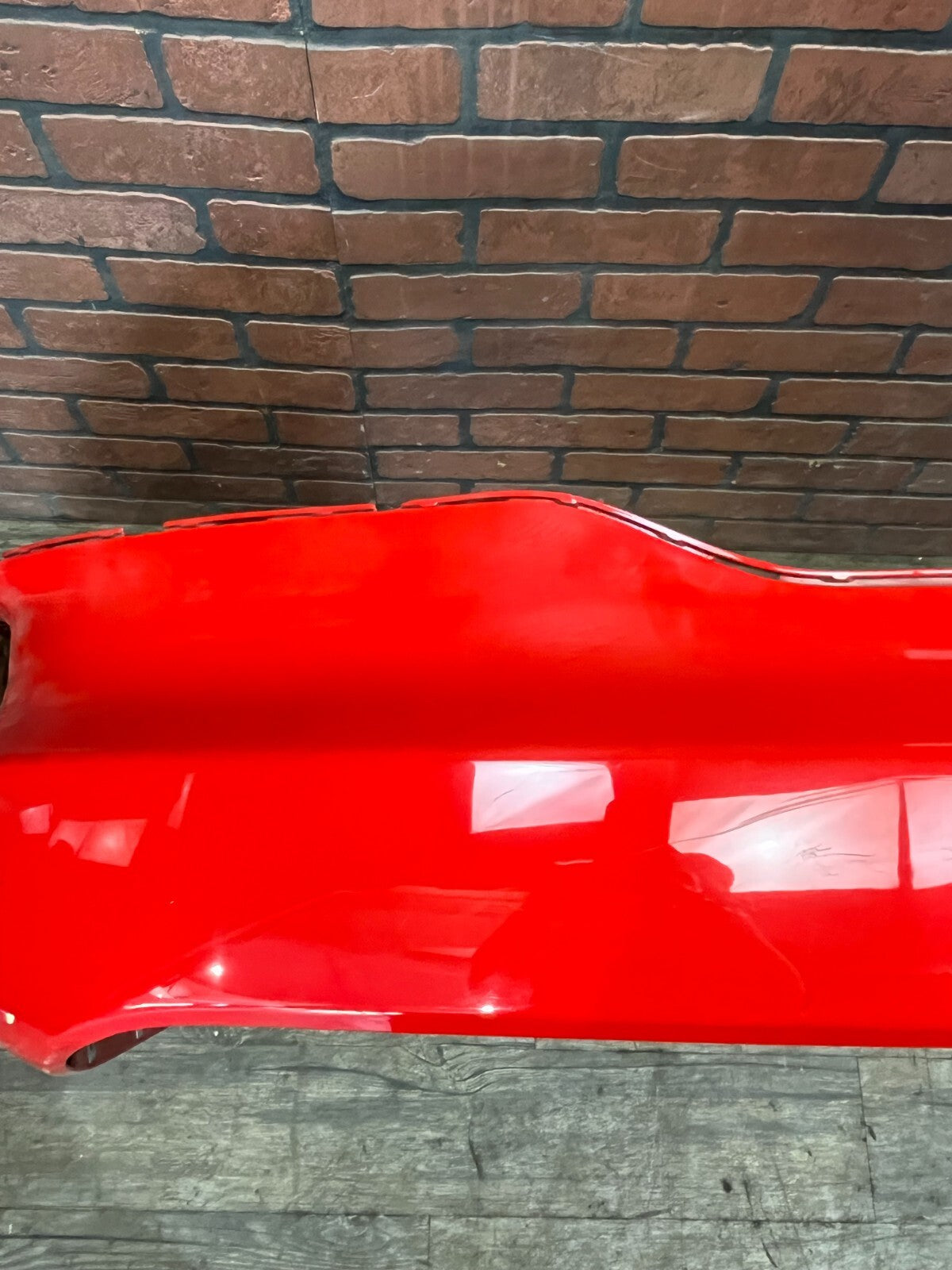 Gen 5 2013-2015 SRT Dodge Viper Rear Bumper Fascia Assembly Red Damaged