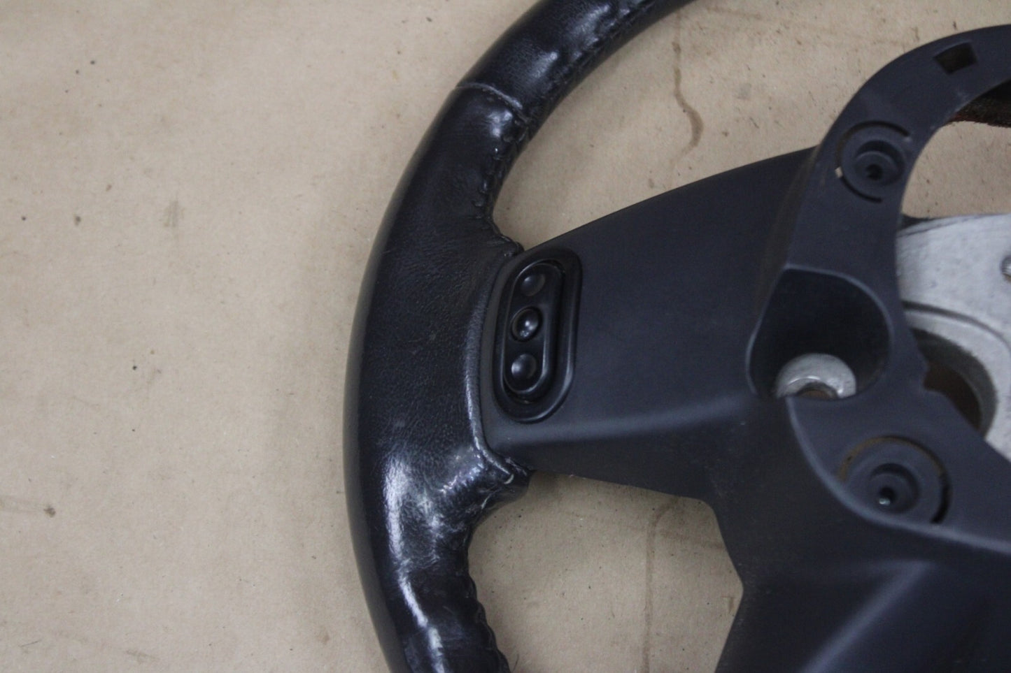 2005-2010 JEEP GRAND CHEROKEE COMMANDER SRT8 STEERING WHEEL OEM SLATE Leather