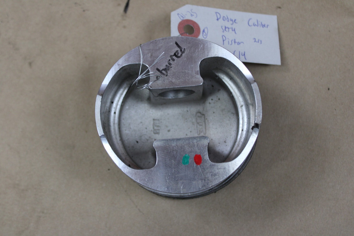 2008-2009 Dodge Caliber SRT-4 Engine Piston Single Aluminum Aftermarket