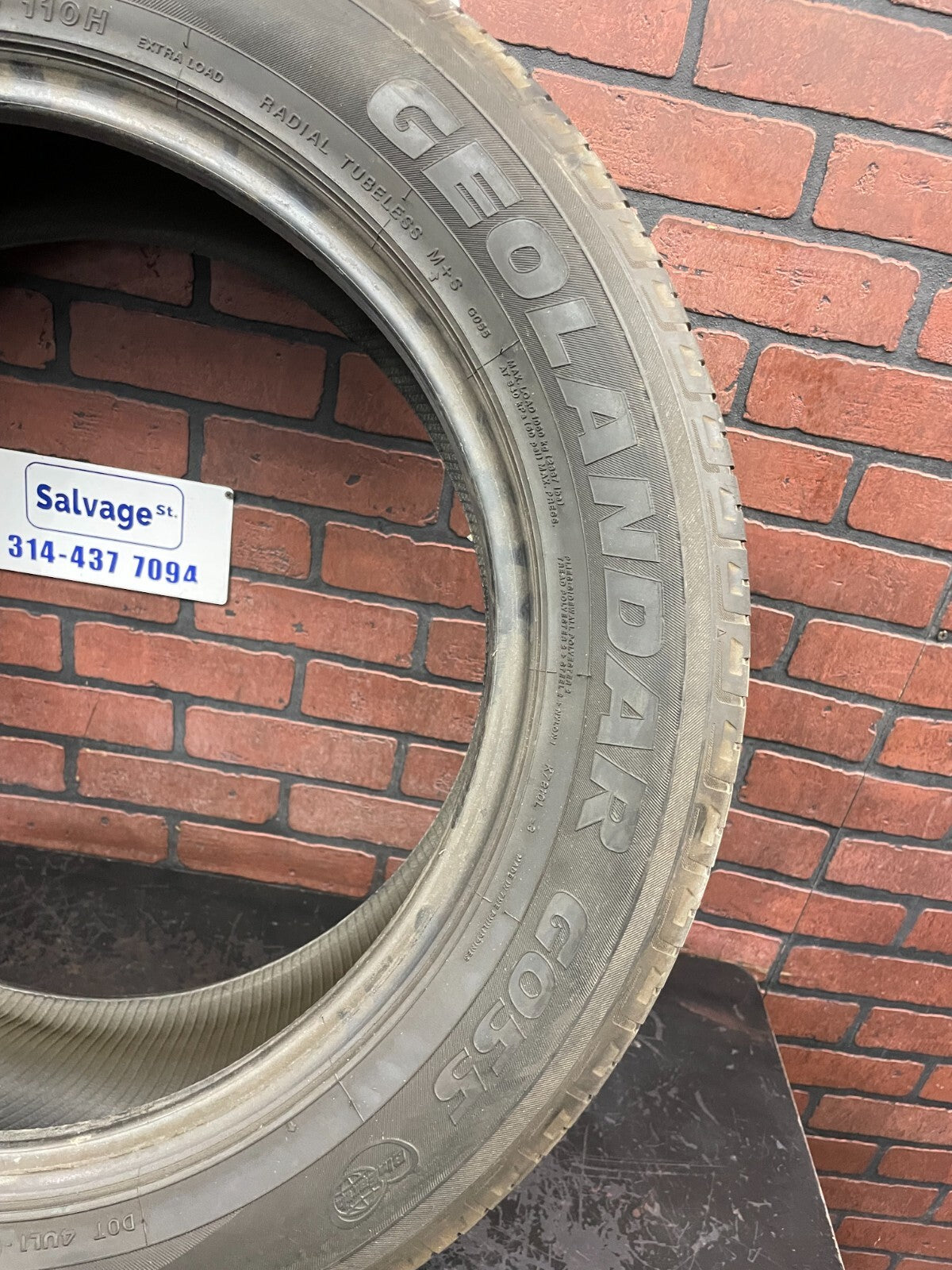 Used 255/55R20 Yokohama Geolandar G055 110H - 5/32
