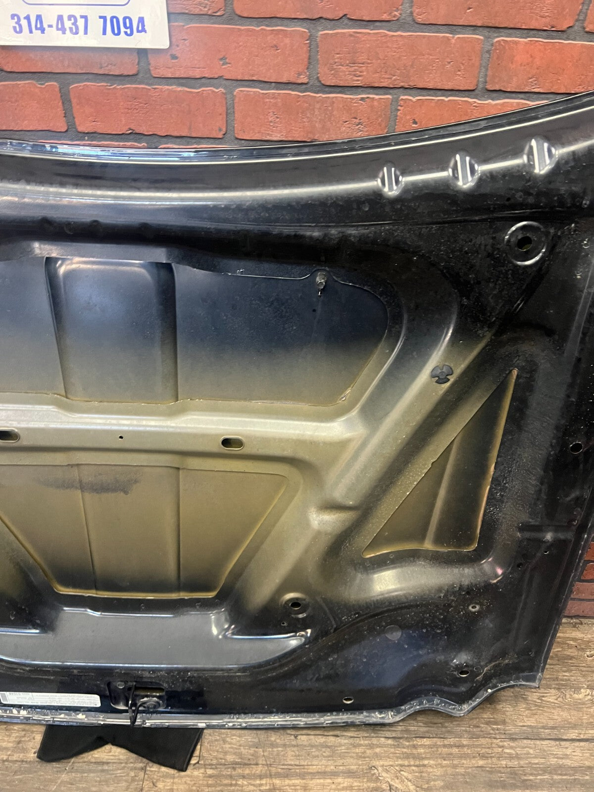 2005-2010 Jeep Grand Cherokee SRT8 Front Hood Cover Used OEM Black PX8 SUN FADE
