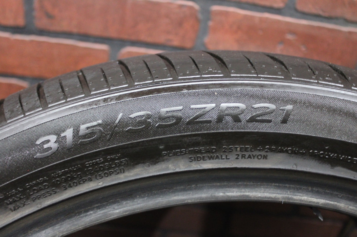 Hankook Ventus S1 evo3 SUV Used Tire 315/35ZR21 22' 5/32nds