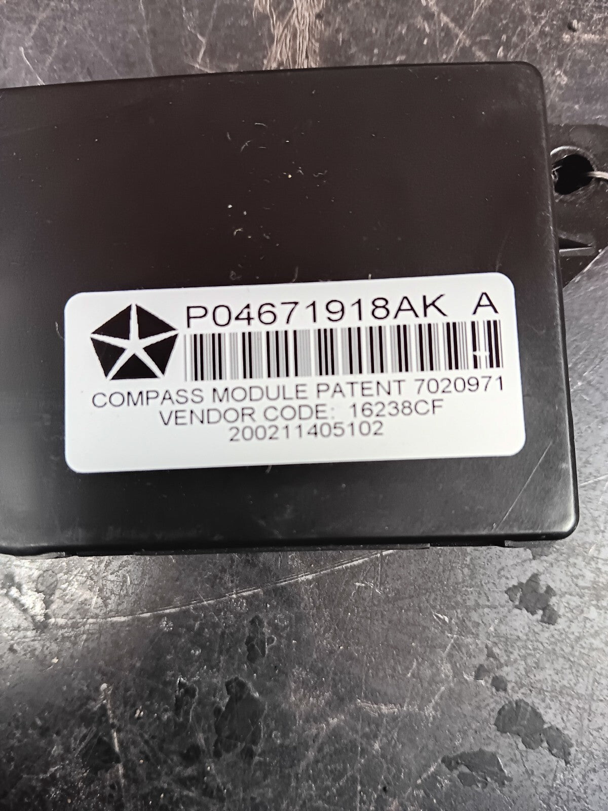2007-2023 Jeep/Dodge/Chrysler/Ram Mopar Driver Assist Compass Module 04671918ak