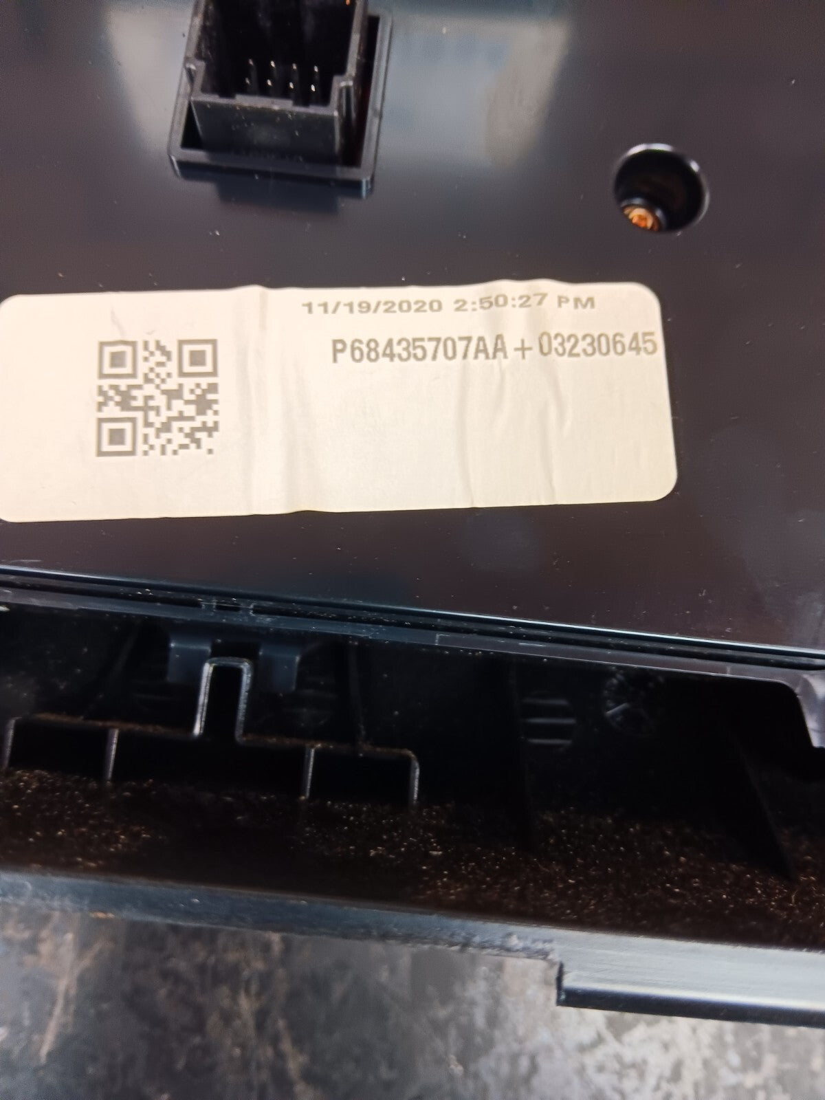 2020-2023 Dodge Charger HVAC Climate Control Switch Assembly 68435707aa